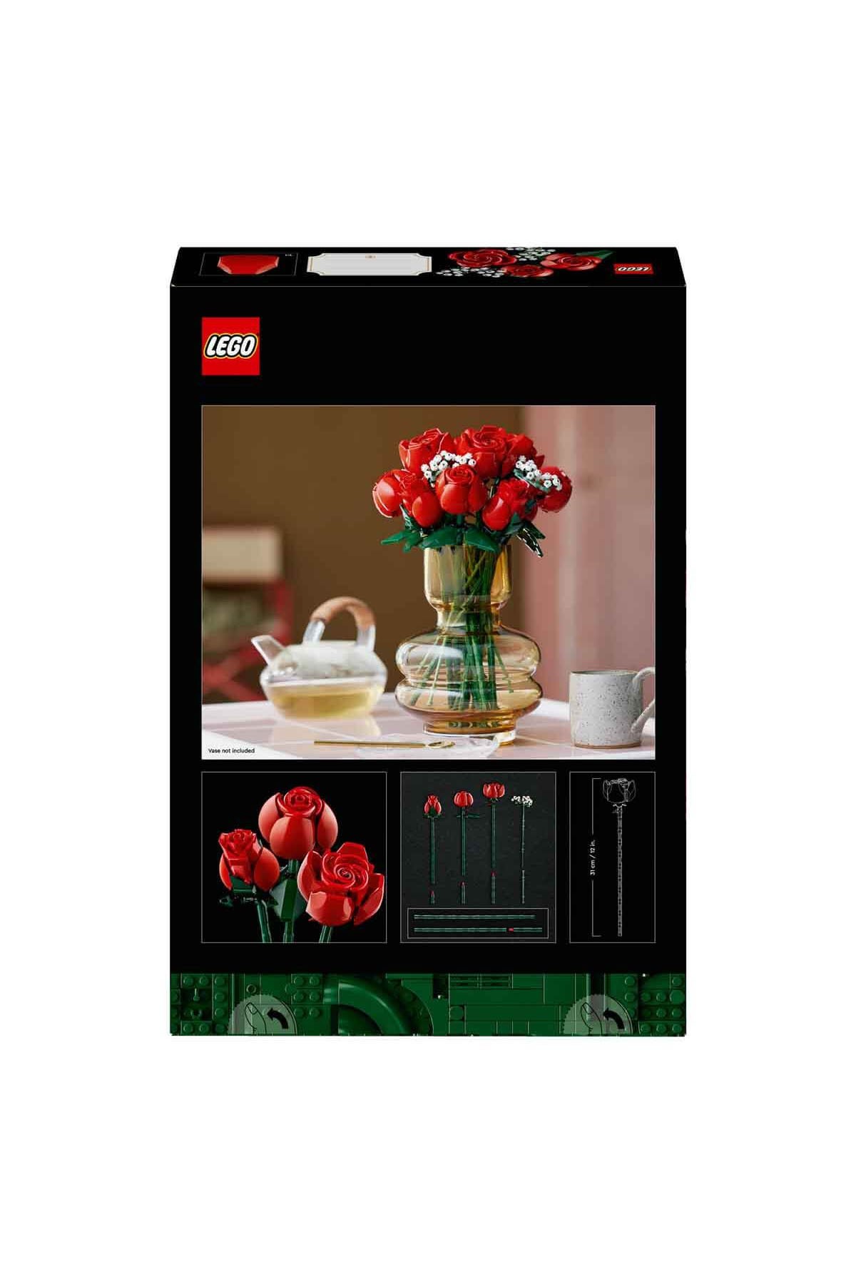 Lego Icons Çiçek Gül Buketi 10328