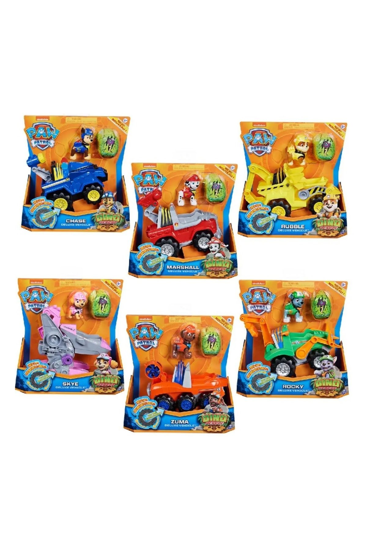 Paw Patrol Dino Delüks Tema Araçlar