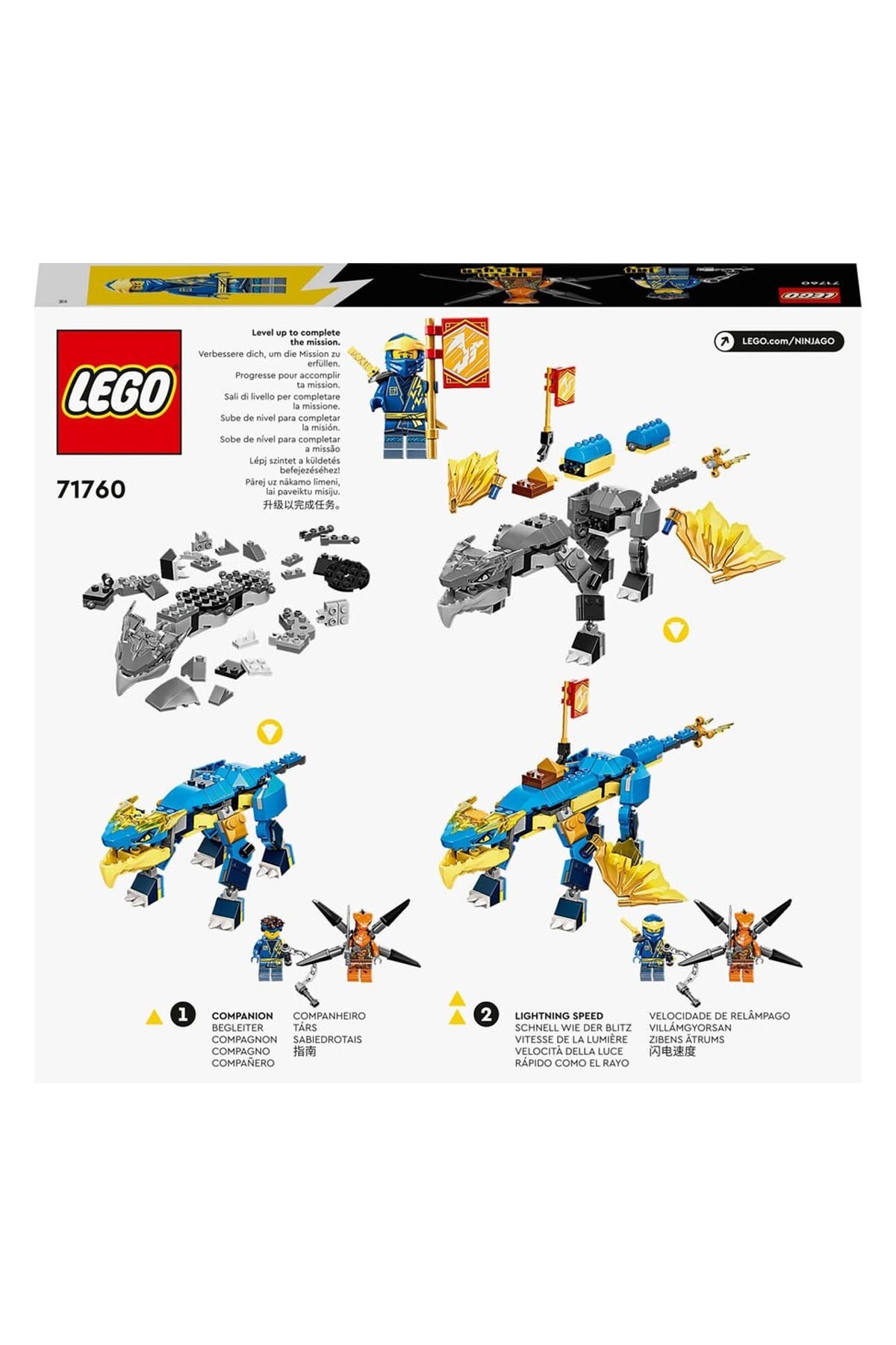 Lego Ninjago Jay'in Gök Gürültüsü Ejderhası Evo 71760