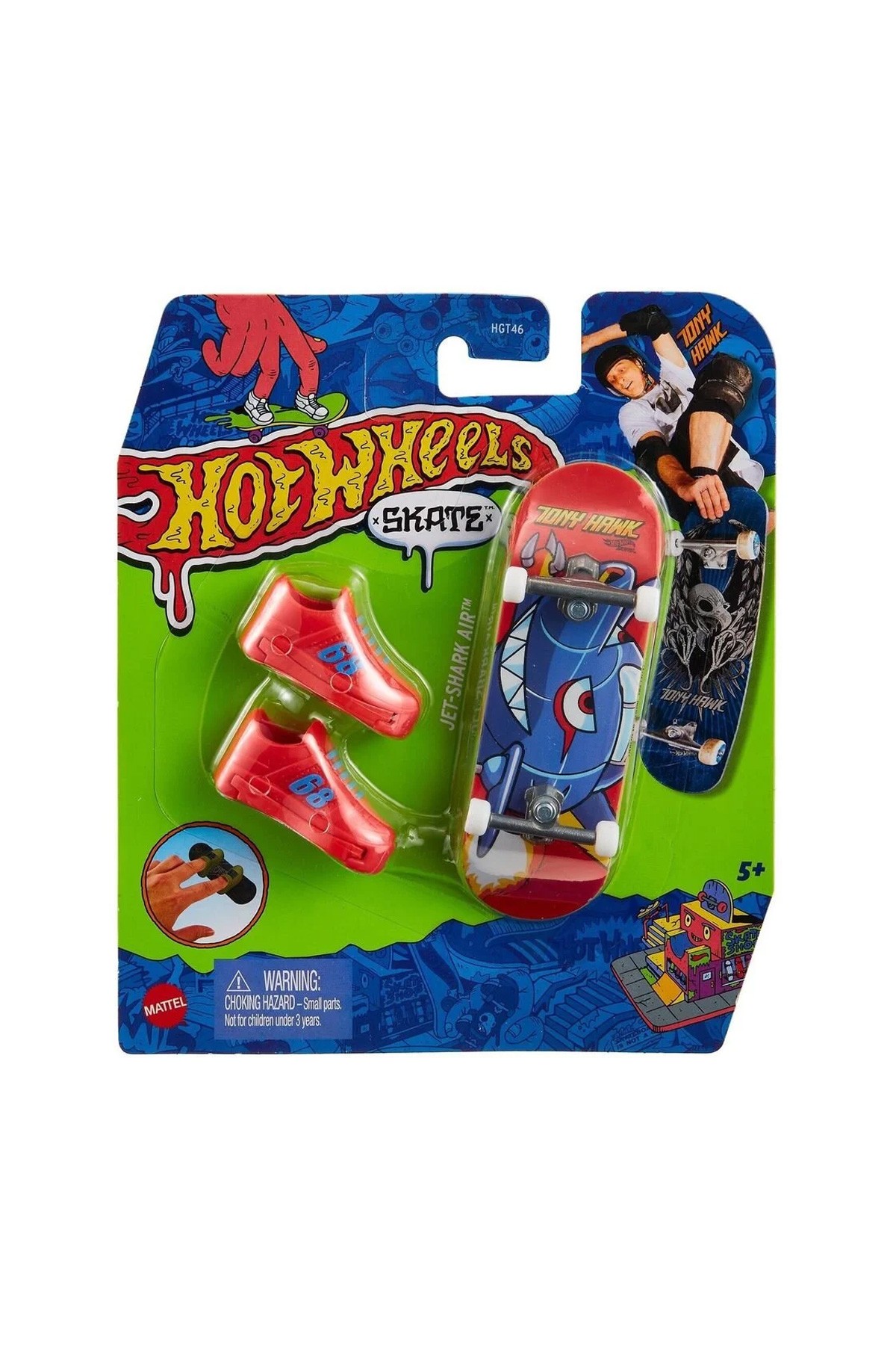 Hot Wheels Skate Parmak Kaykay ve Ayakkabı Paketleri HGT64
