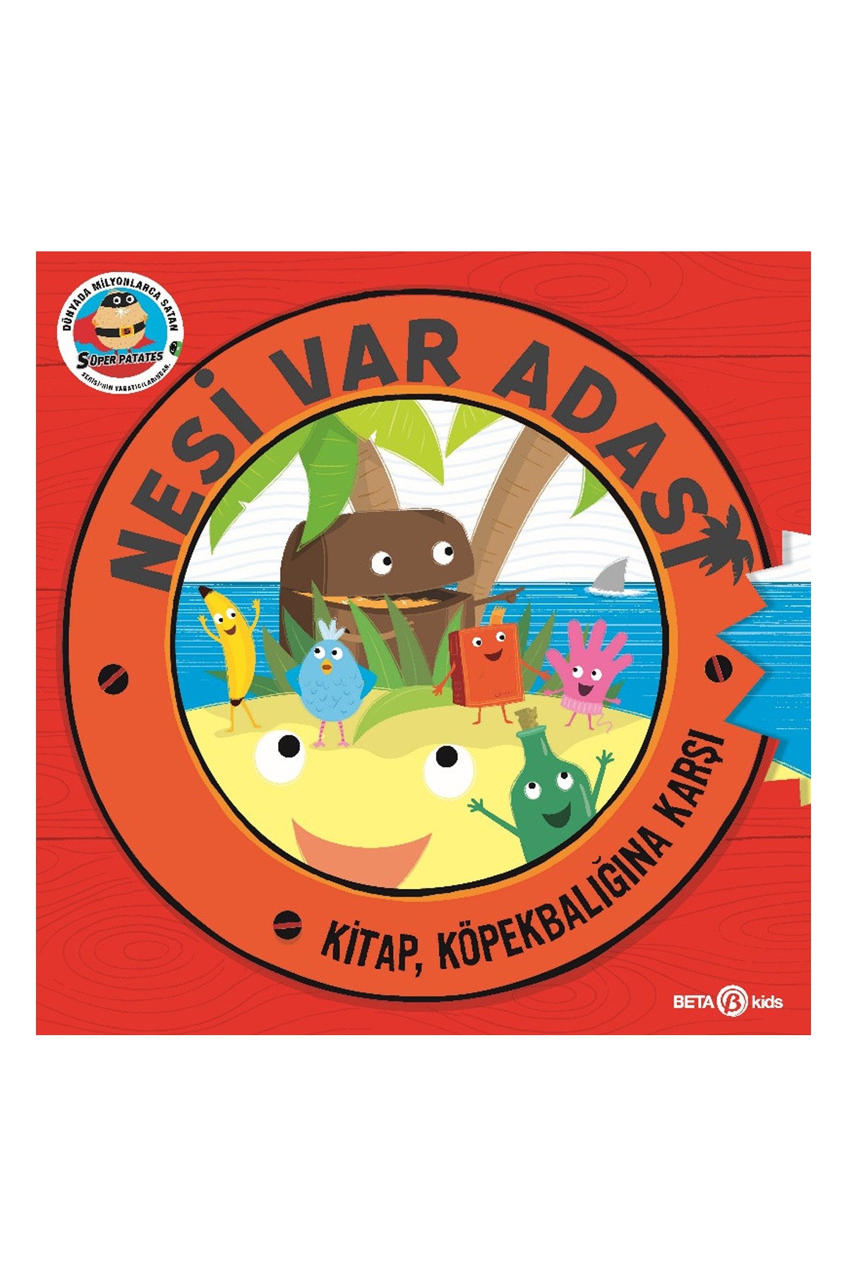 Beta Kids Nesi Var Adası Kitap Köpek Balığına Karşı