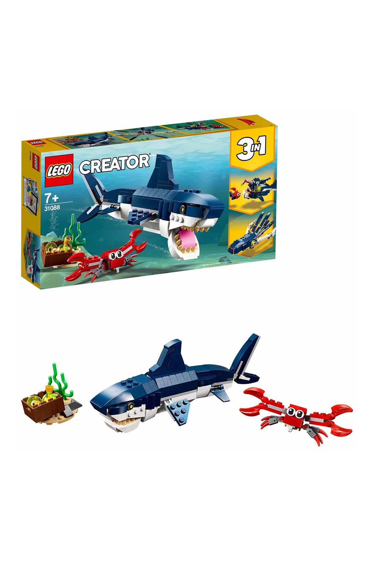 LEGO Creator 3’ü 1 arada Derin Deniz Yaratıkları 31088