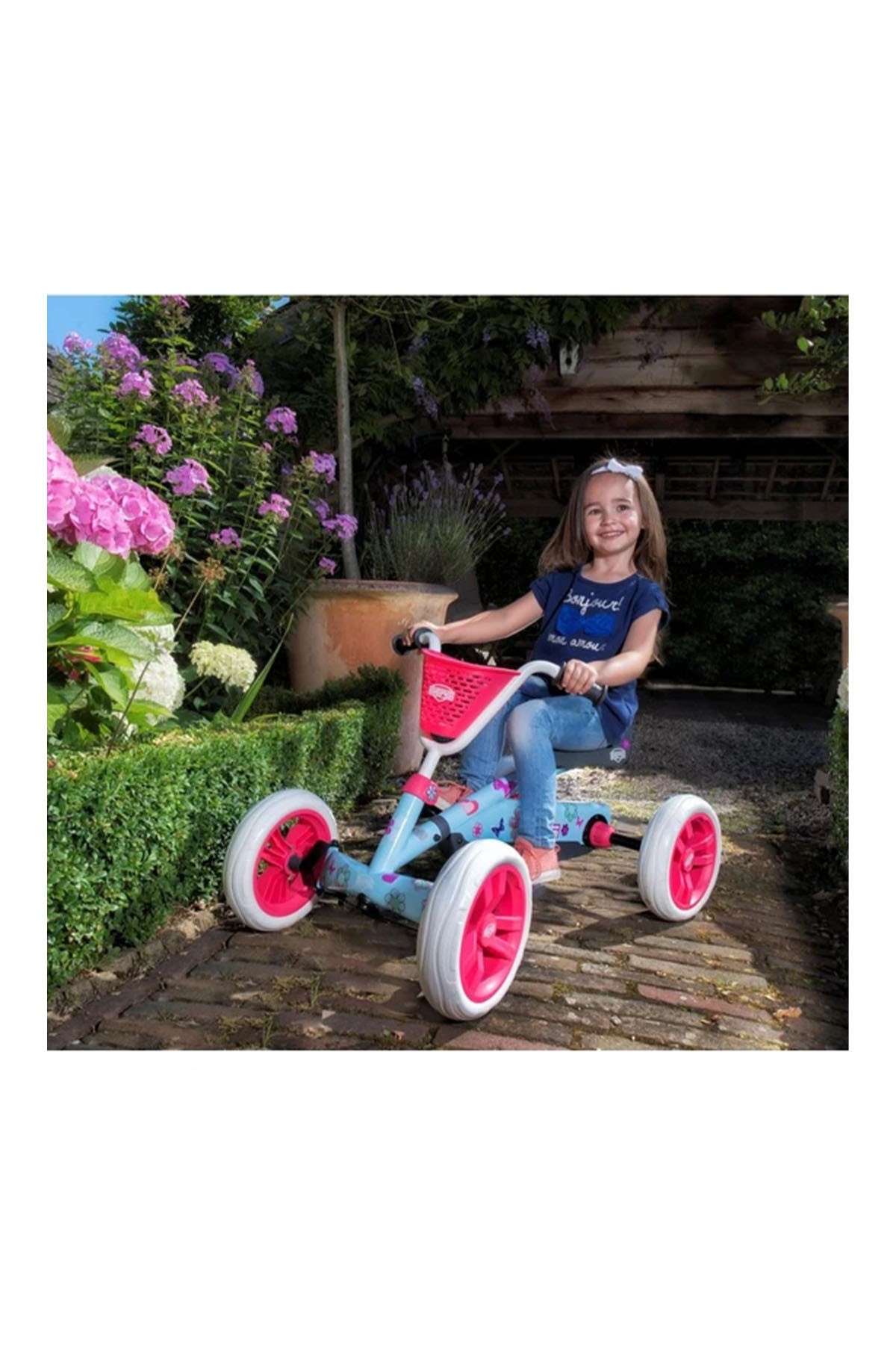 Berg Buzzy Bloom 4 Tekerlekli Pedallı Go Kart 24300200