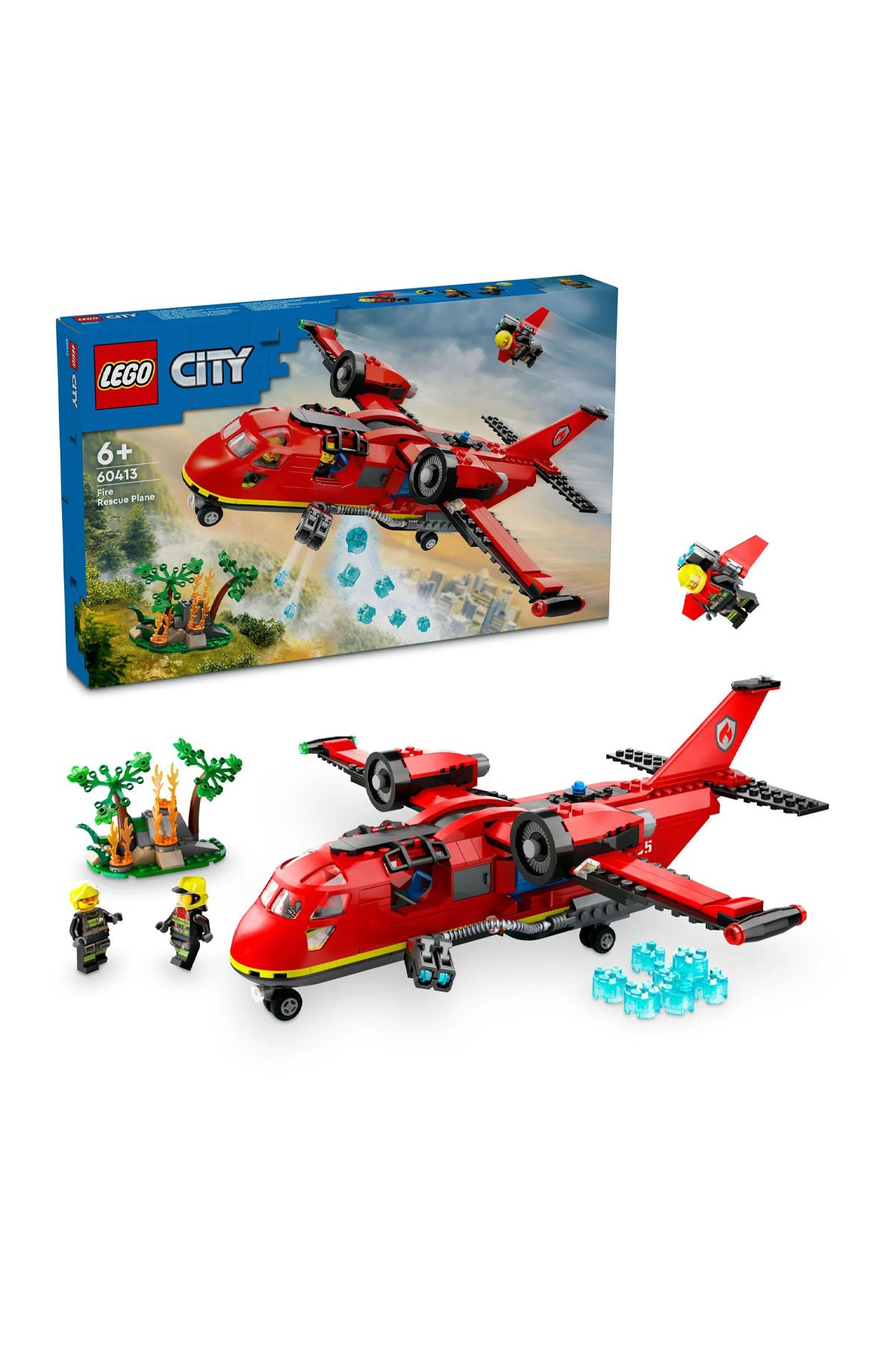 Lego City İtfaiye Kurtarma Uçağı 60413