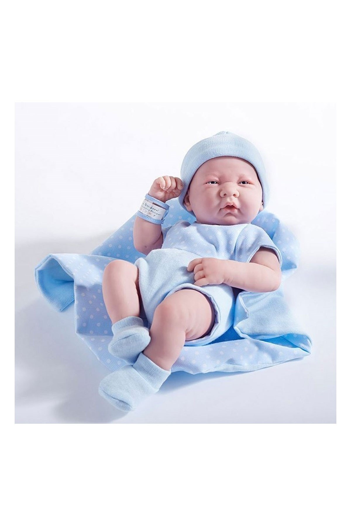 Berenguer Yenidoğan Oyuncak Bebek Erkek Mavi Tulum