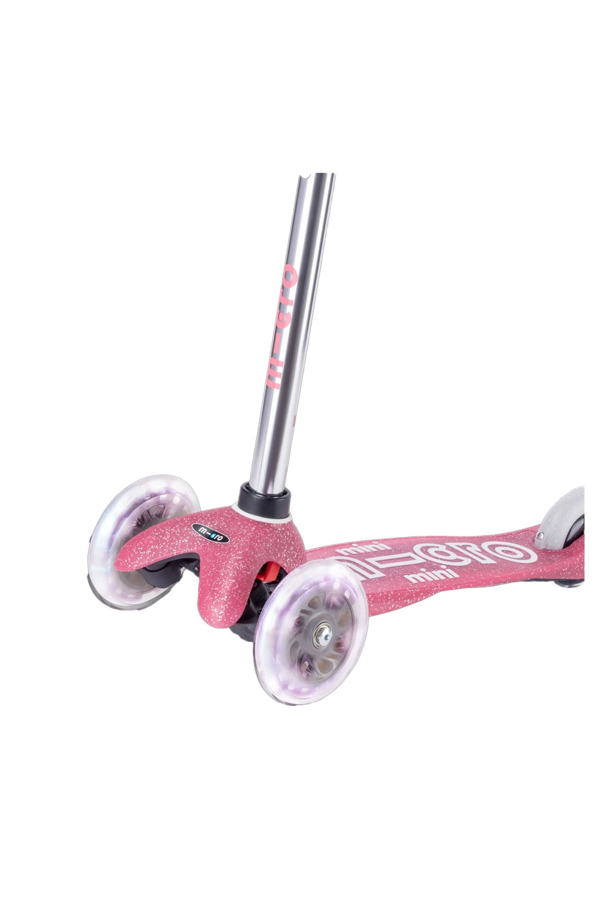 Micro Mini Micro 3 Tekerlekli Scooter Deluxe Fairy Glitter LED Pink