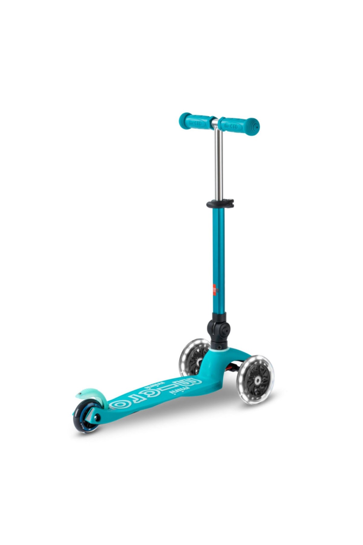 Mini Micro Scooter Deluxe Foldable LED Aqua