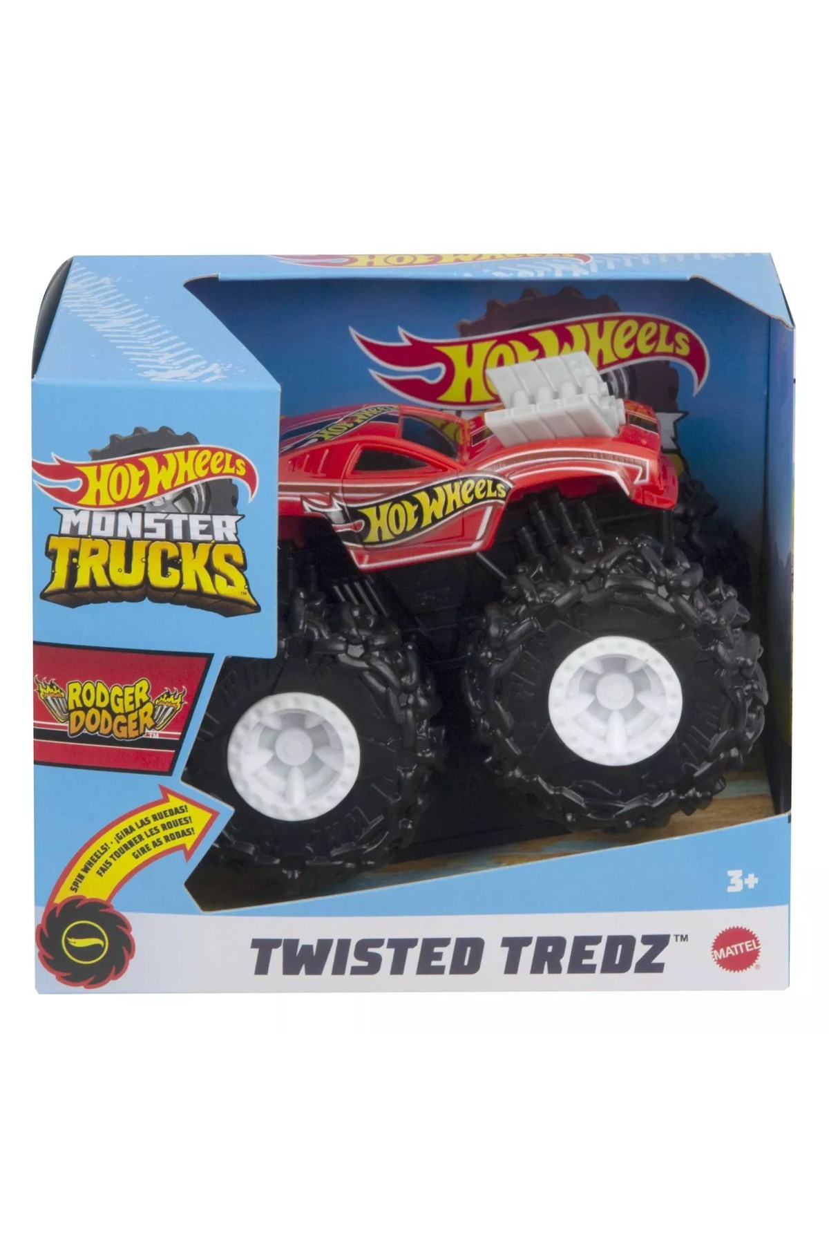 Hot Wheels Monster Trucks 1:43 Çek Bırak Araba Rodger Dodger
