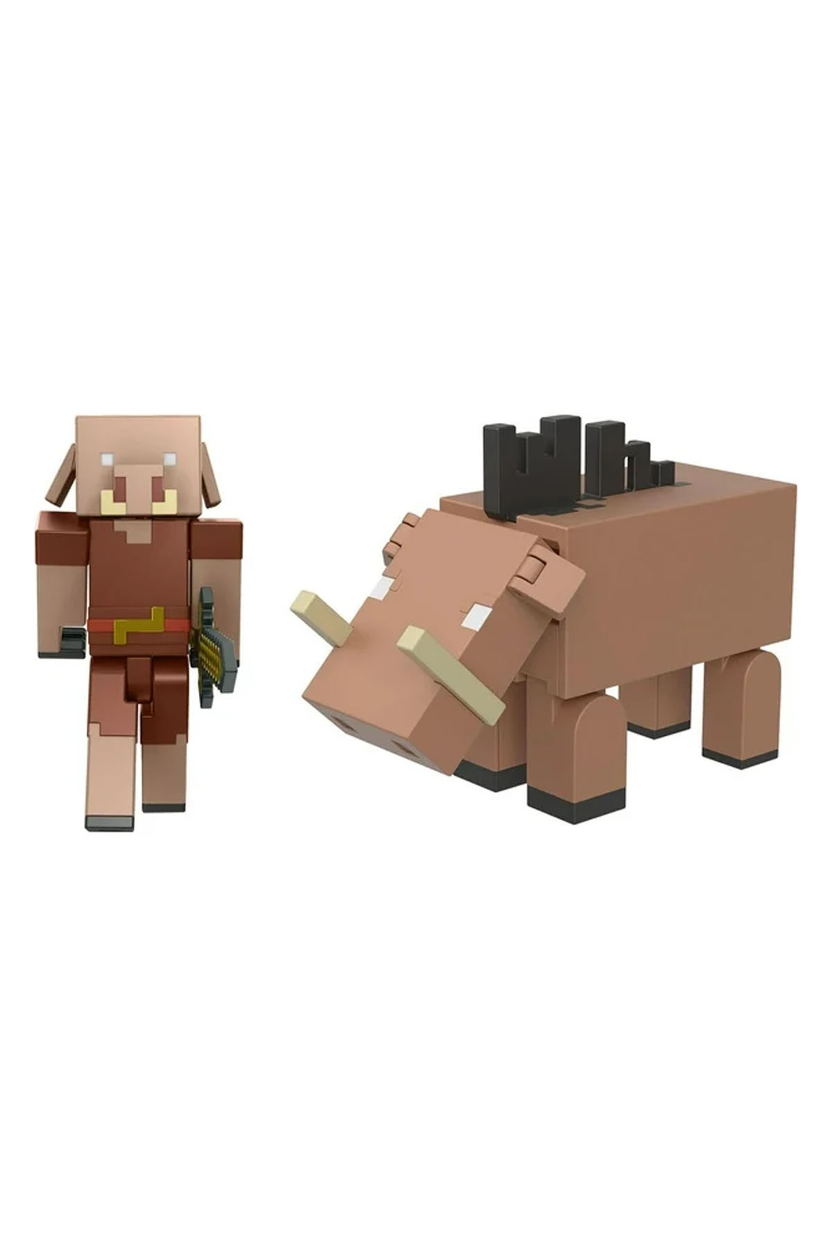 Minecraft 3.25 Figürler İkili Paket Piglin vs. Hoglin HTN18