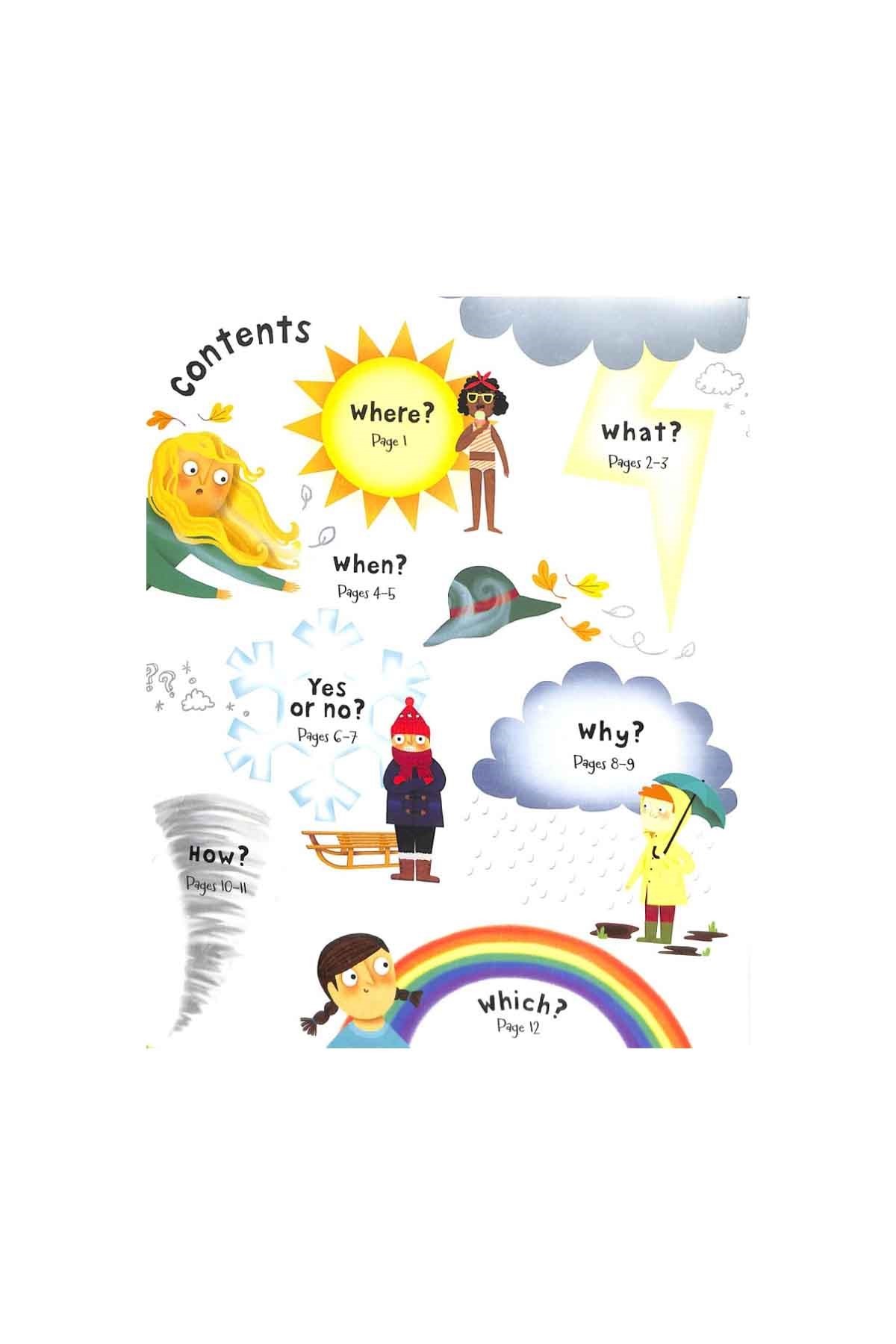 The Usborne Lift-The-Flap Questions And Answers About Weather