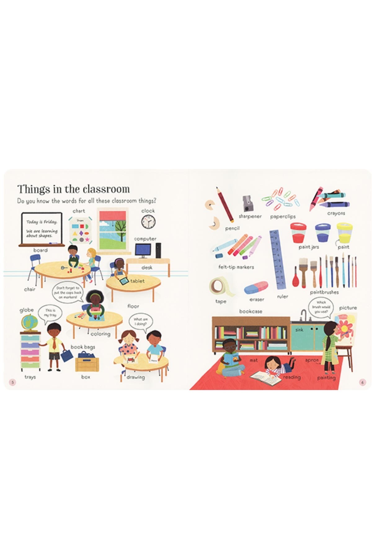 The Usborne All The Words You Need To Know Before School
