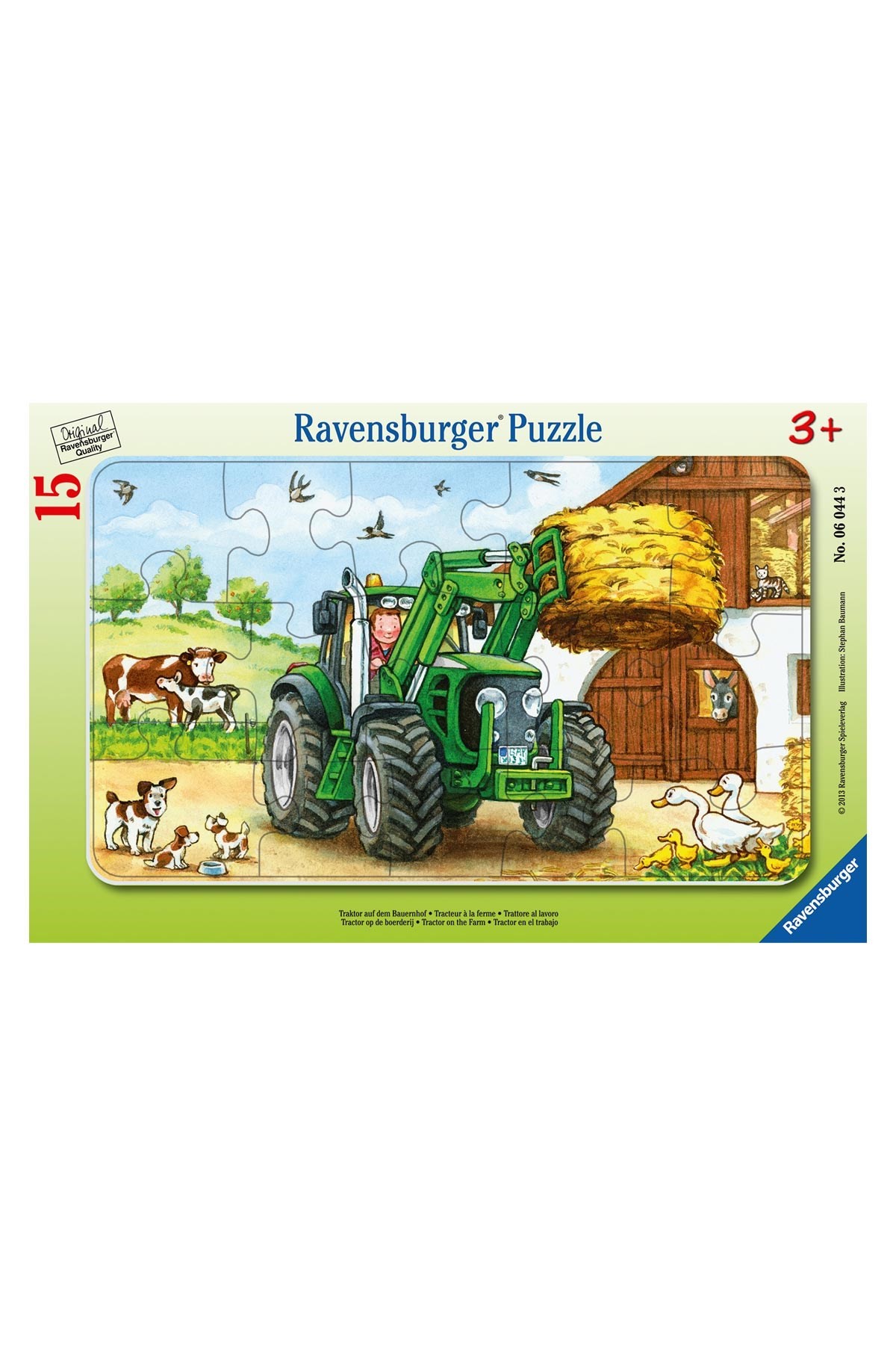 Ravensburger 15 Parçalı Puzzle Tractor on Farm