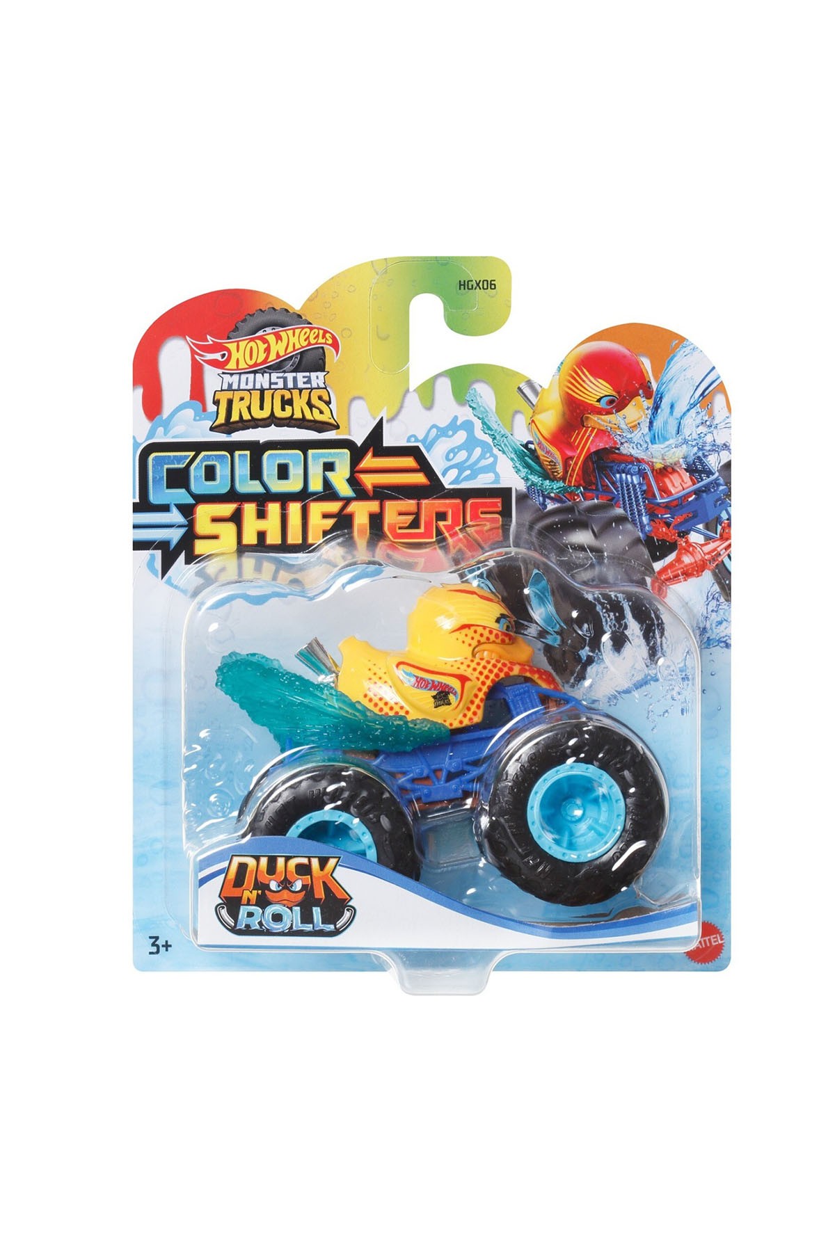 Hot Wheels Monster Trucks Color Shifters Renk Değiştiren Araçlar Duck N Roll HVH84