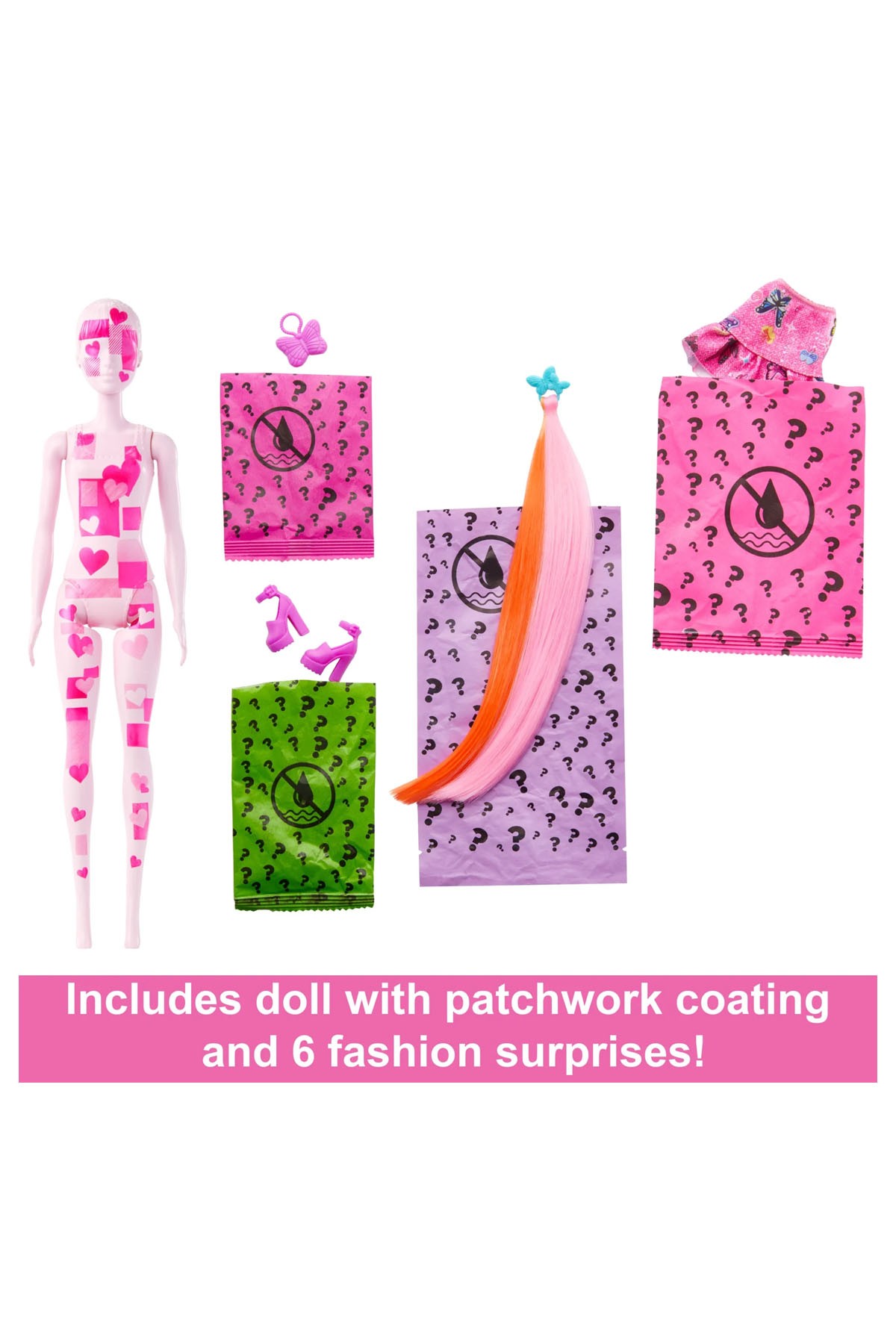Barbie Color Reveal Renk Değiştiren Sürpriz Barbie Denim Serisi HJX55