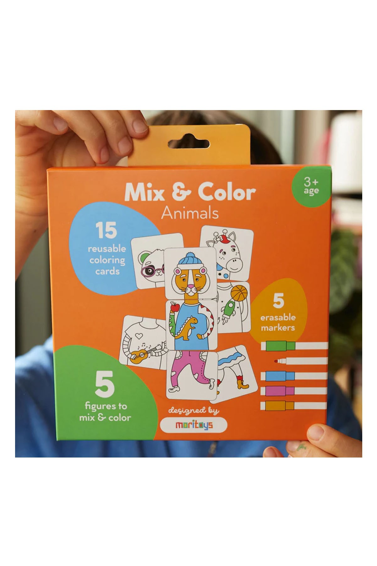 Moritoys Mix & Color: Animals Karıştır Renklendir Hayvanlar Puzzle