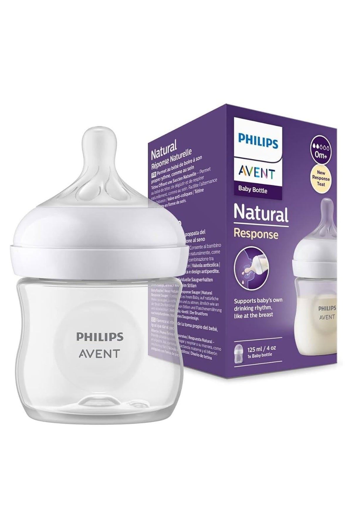 Philips Avent Doğal Tepkili PP Biberon 125ml 0+ Ay