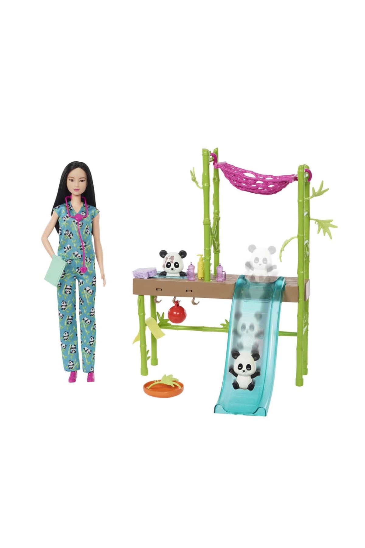 Barbie Panda Bakımı Oyun Seti HKT77