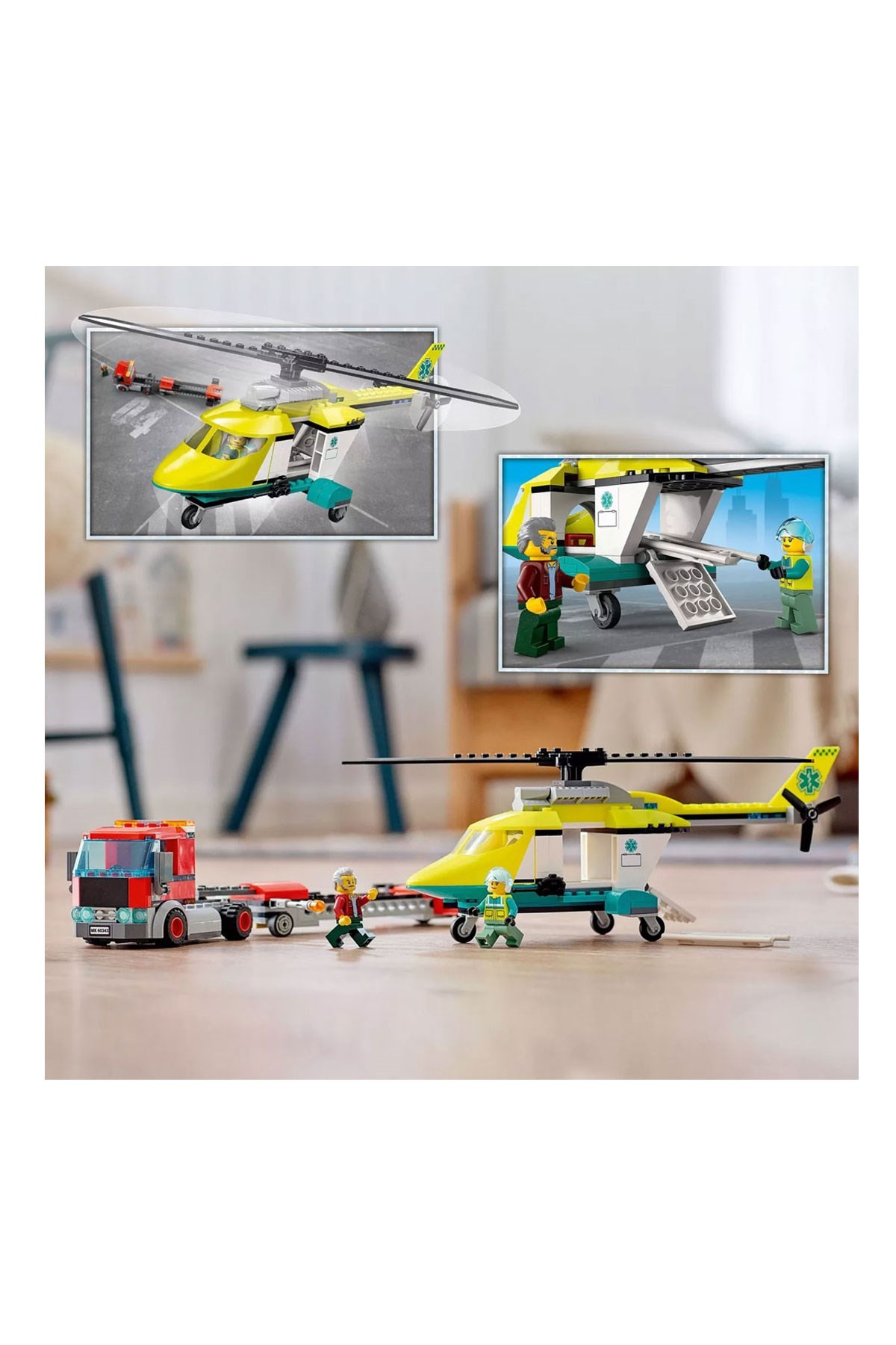 Lego City Kurtarma Helikopter Nakliyesi