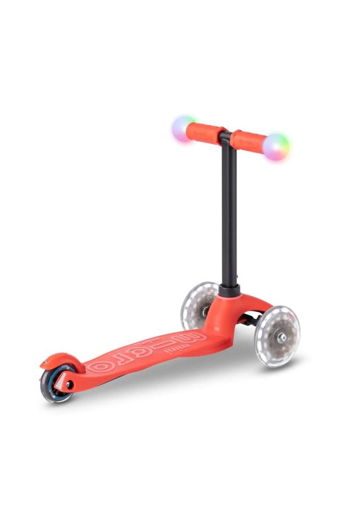 Micro Mini2Grow Deluxe Magic LED Red 3 Tekerlekli Scooter