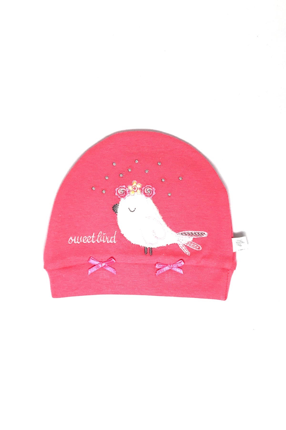 Caramell Şapka Fuşya Kuş