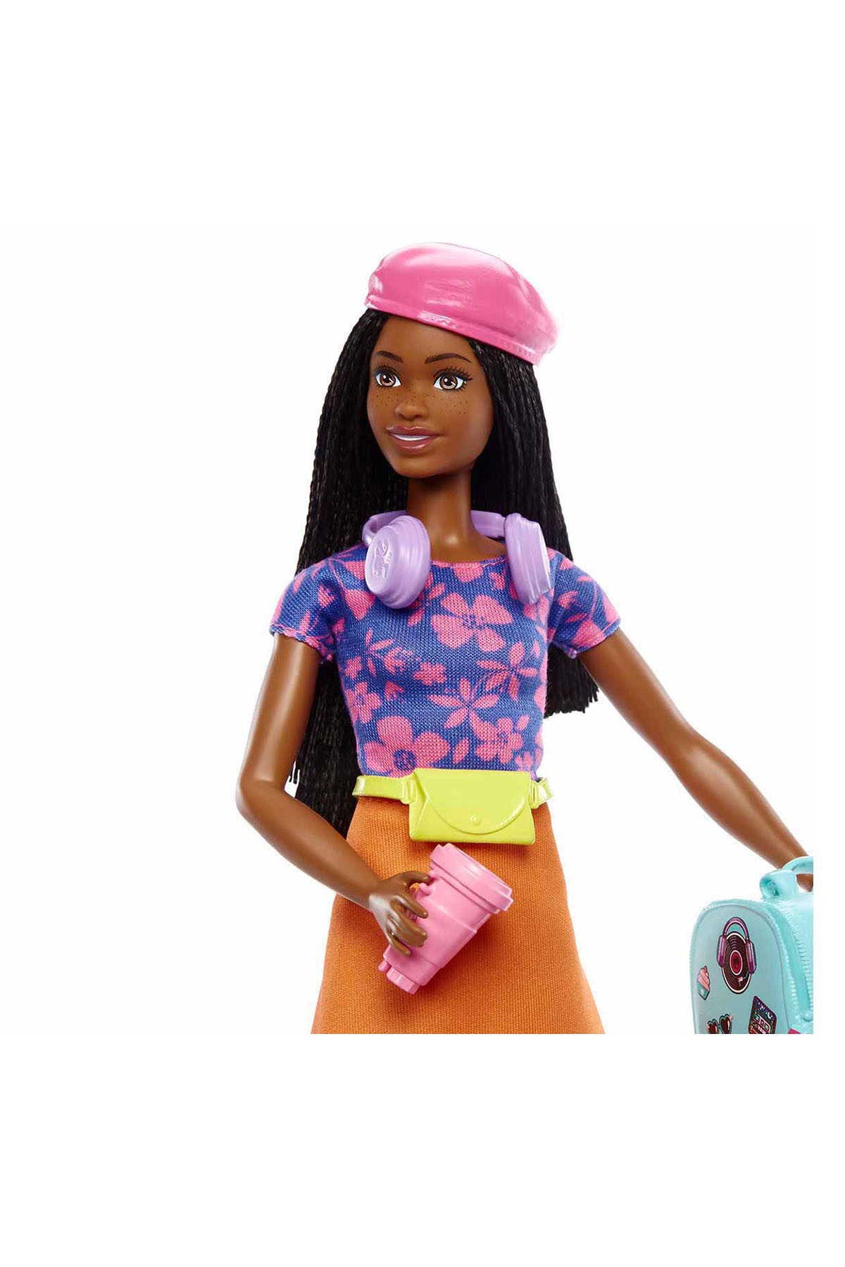 Barbie Brooklyn Seyahatte Bebeği ve Aksesuarları