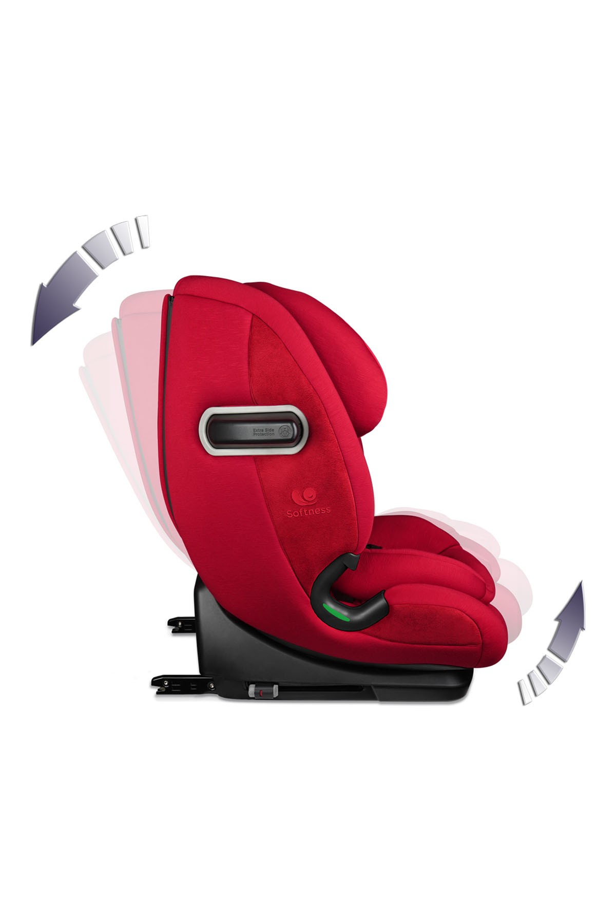 Renolux Olymp I-Size Softness Isofix 76-150 cm (9-36 Kg) Oto Koltuğu Kırmızı