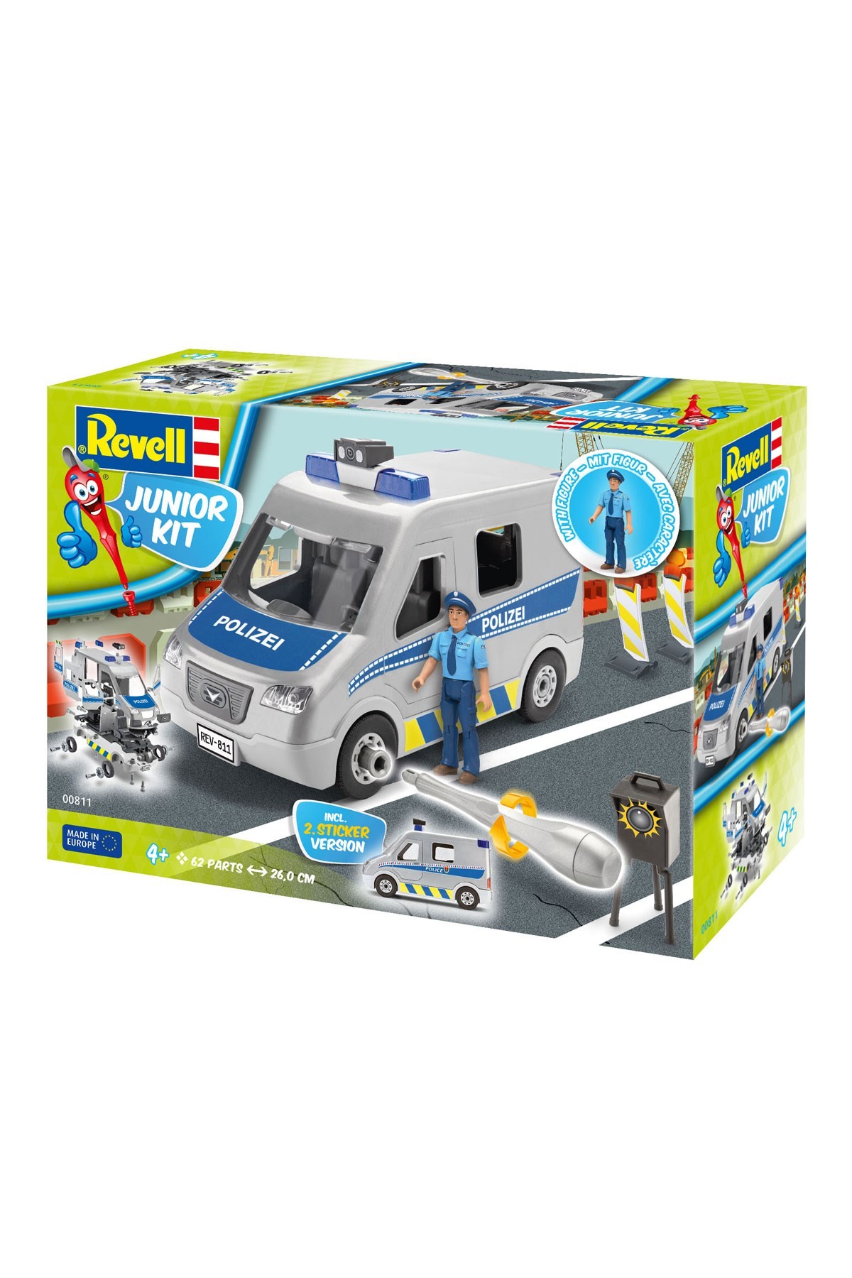 Revell Junior Kit Polis Minibüsü - 811