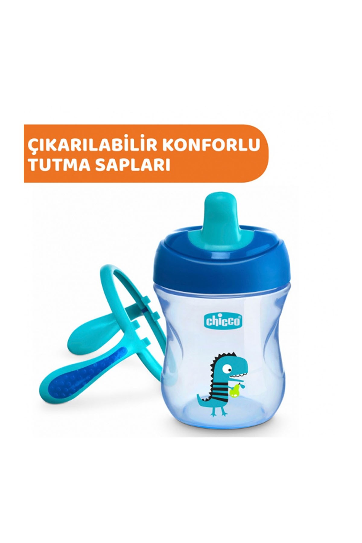 Chicco Figürlü Yumuşak Uçlu Bardak 6 Ay+