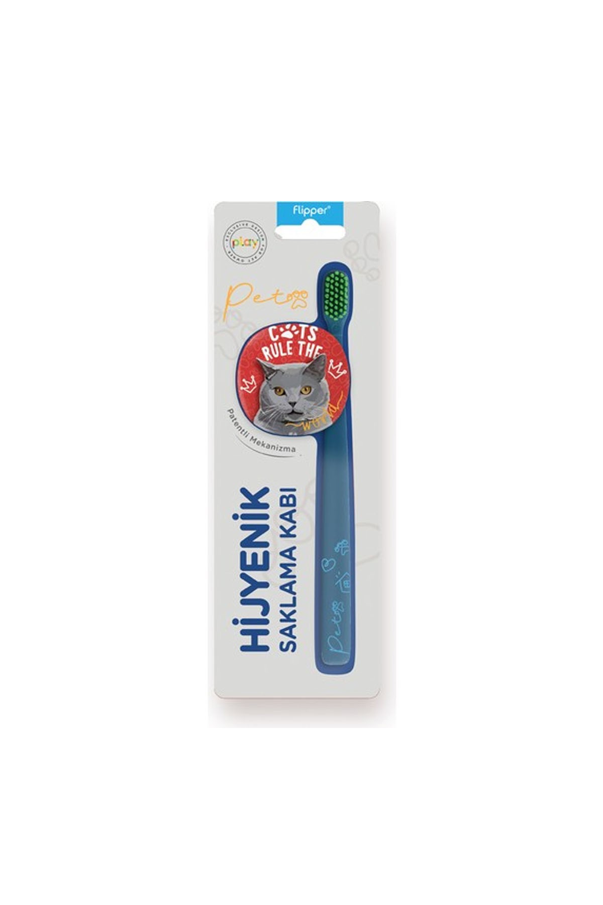 Flipper Diş Fırçası Saklama Kabı & Fırça Seti
