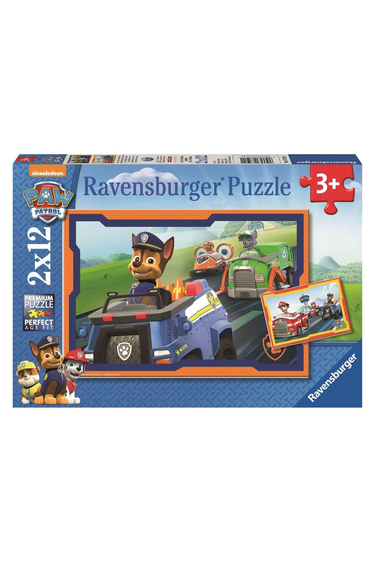 Ravensburger 2x12 Parçalı Puzzle Paw Patrol im Einsatz - 075911
