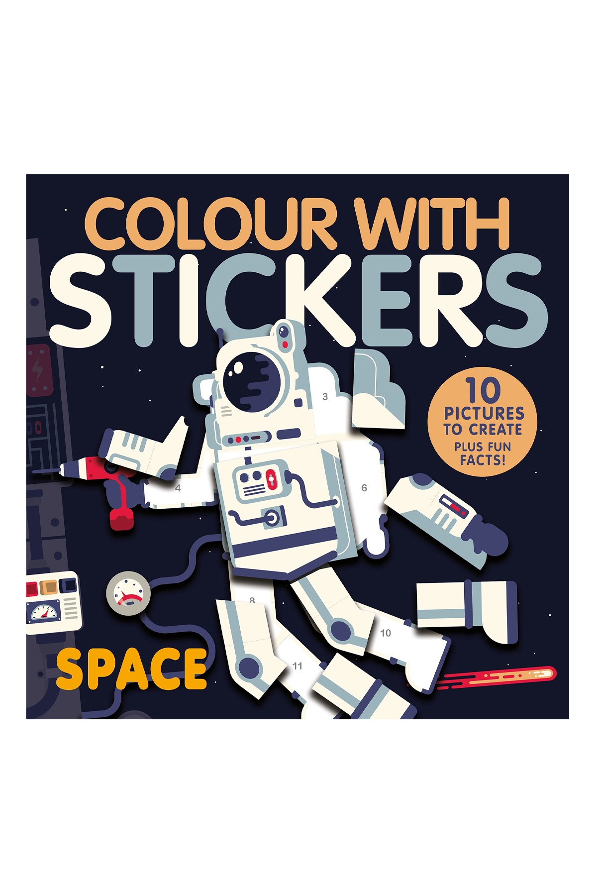 LT - Colour With Stickers: Space