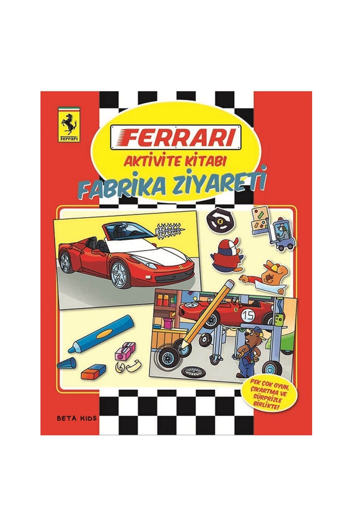 Ferrari Fabrika Ziyareti Aktivite Kitabı