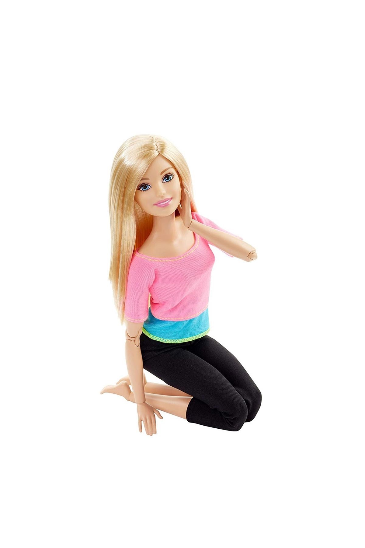 Barbie Sonsuz Hareket Bebeği Siyah Taytlı DHL82
