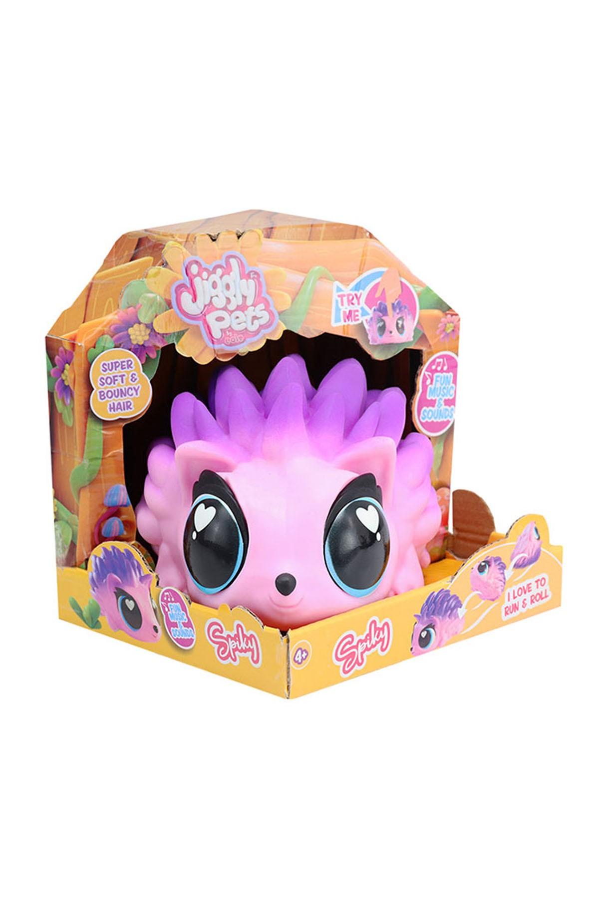 Jiggly Pets Sesli Pembe Kirpi JP015-PI