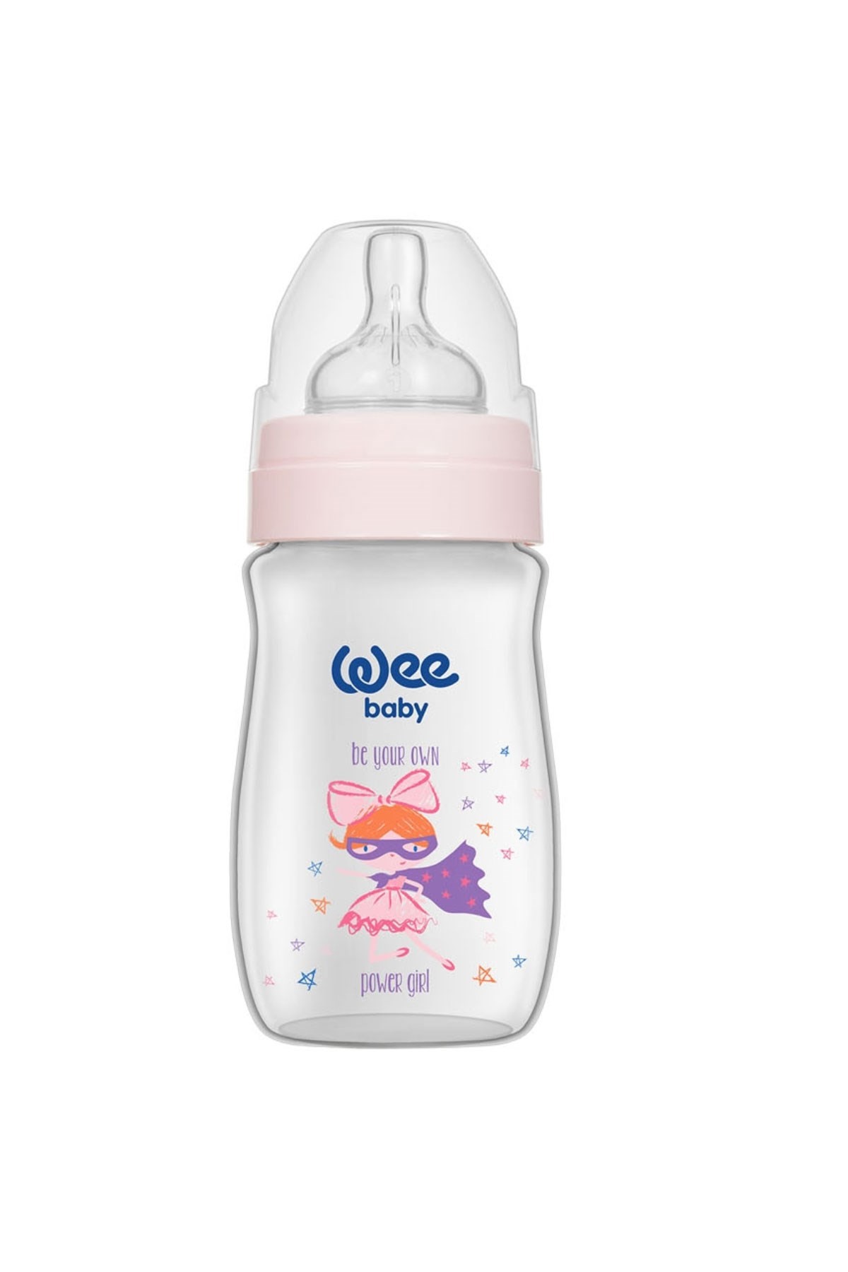 Wee Baby Klasik Plus Geniş Ağızlı PP Biberon 250 ml