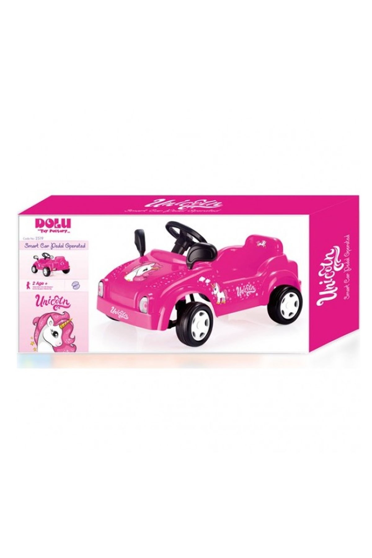 Dolu Unicorn Smart Oto Pedallı Pembe