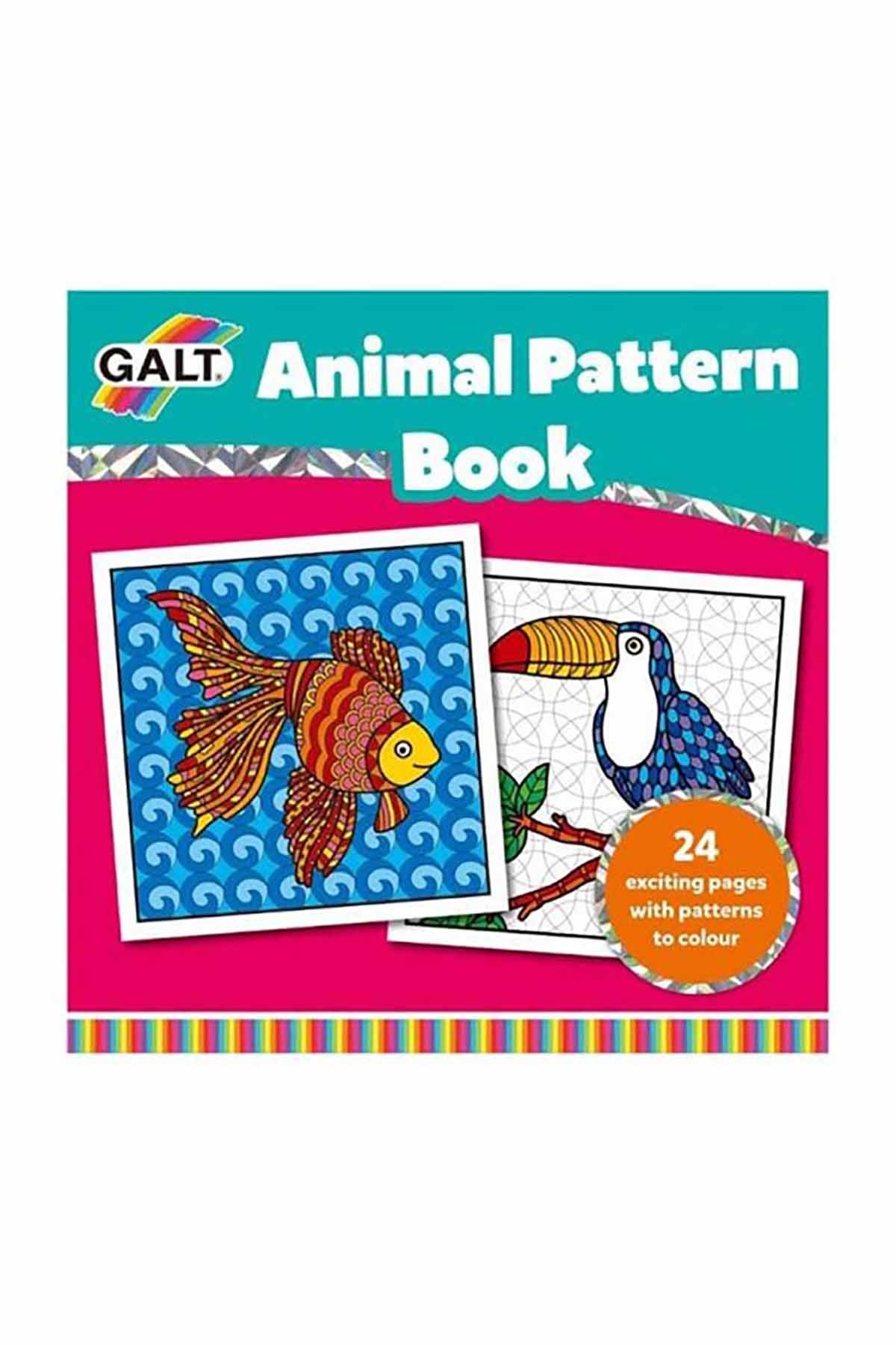 Galt Hayvan Desenleri Boyama Kitabı 6 yaş+