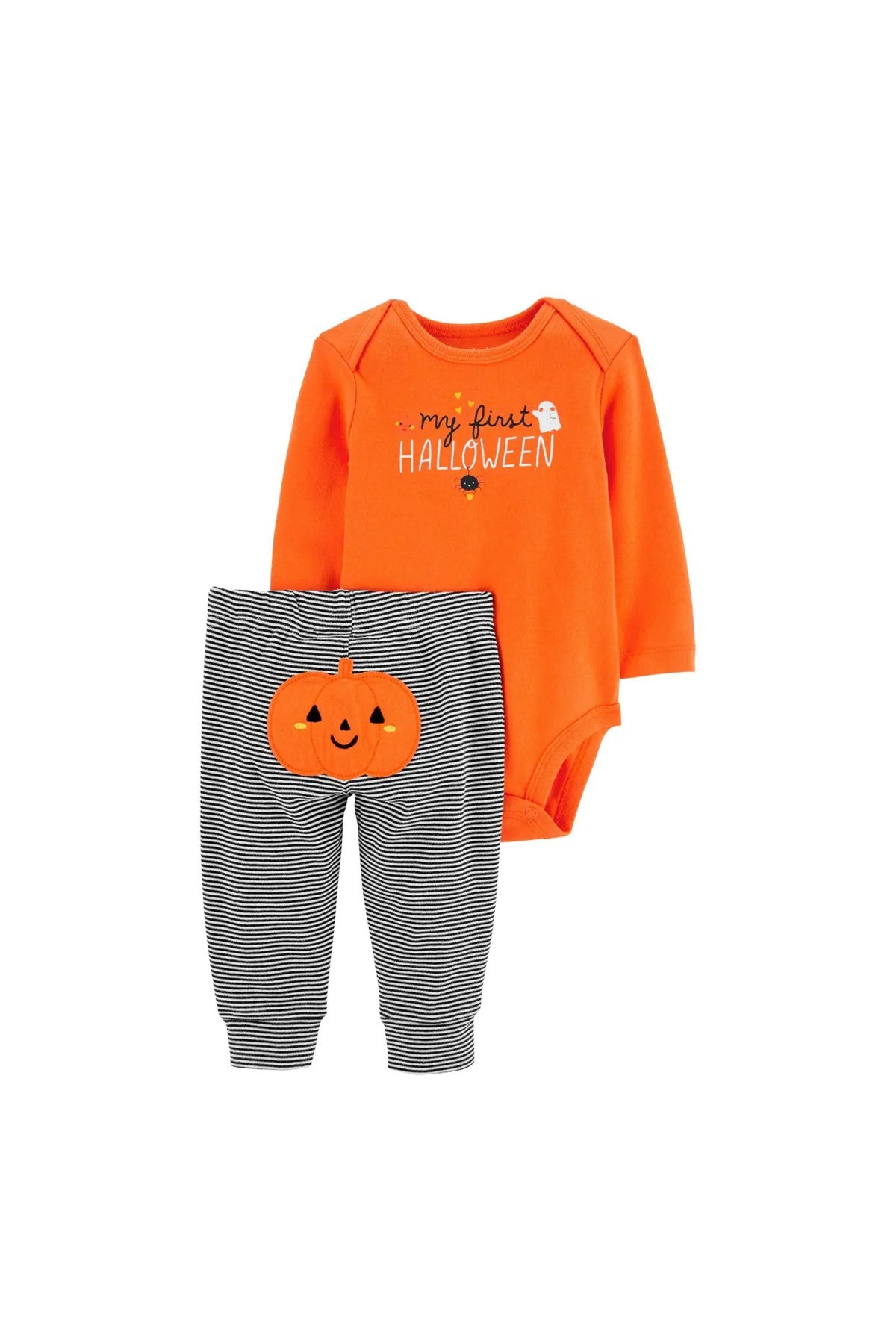 Carter's Bebek 2'li Body Pantolon Set Halloween Turuncu