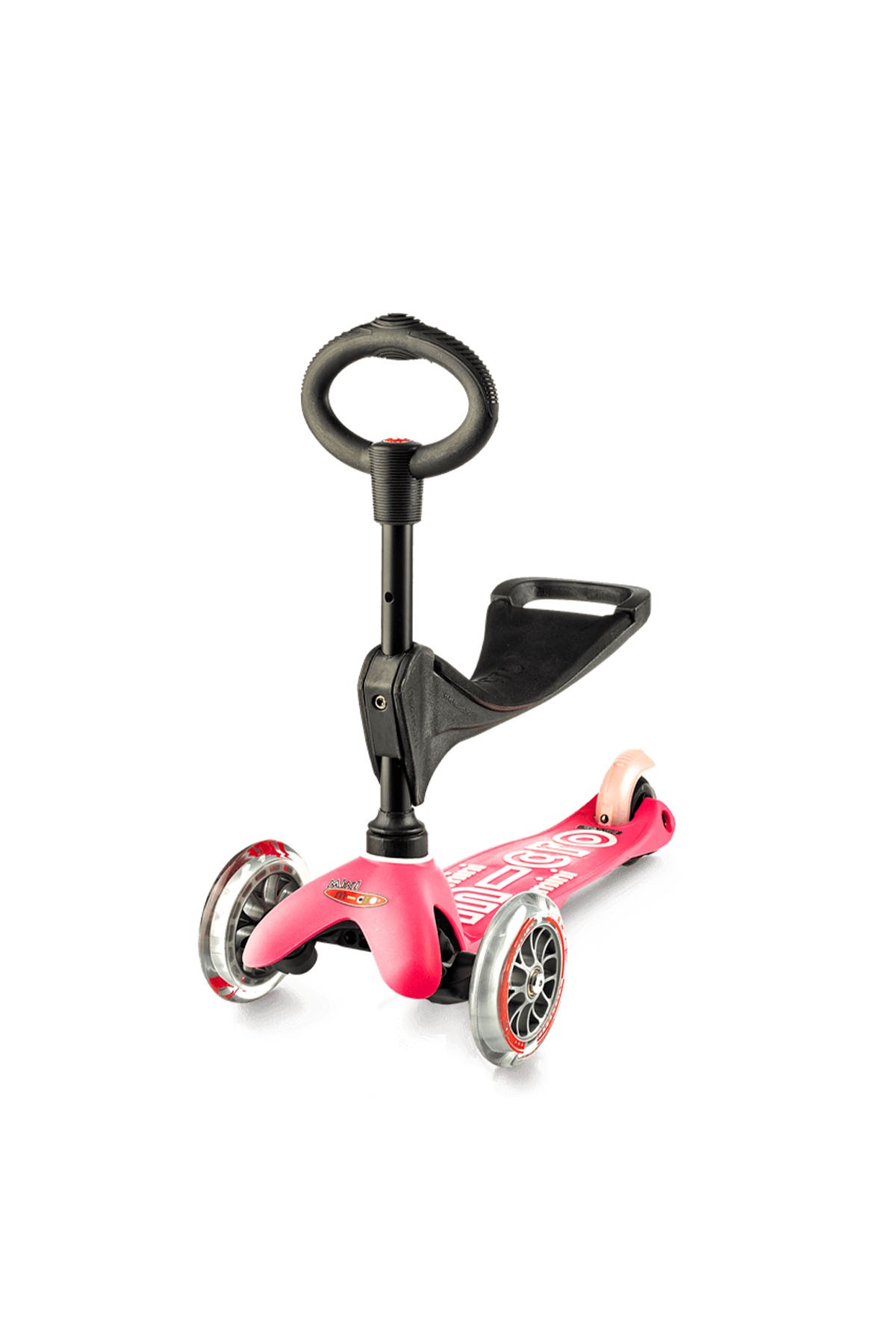 Mini Micro 3in1 Deluxe 3 Tekerlekli Scooter Pink Welcome Baby