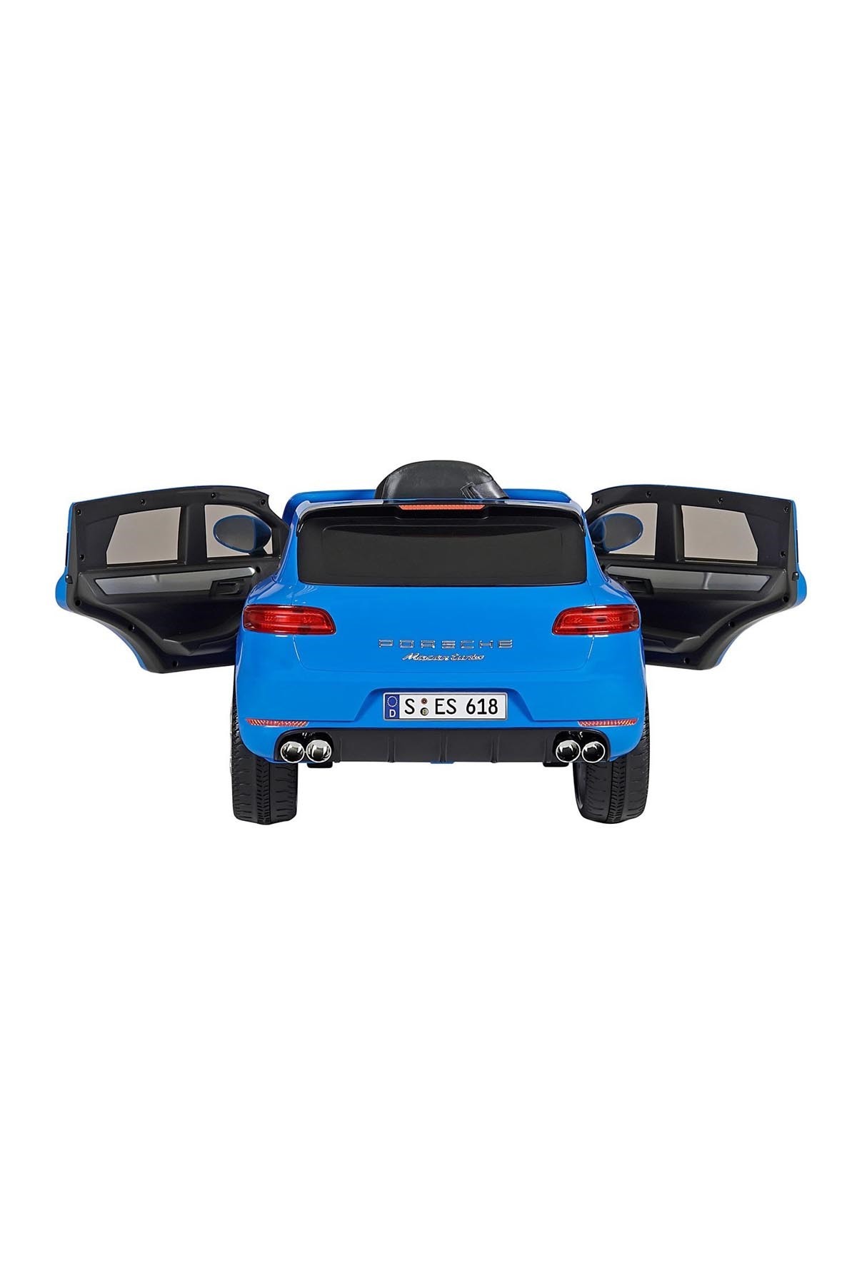 Rollplay W416GHG4 Porsche Macan Turbo 12V Uzaktan Kumandalı Akülü Araba Mavi