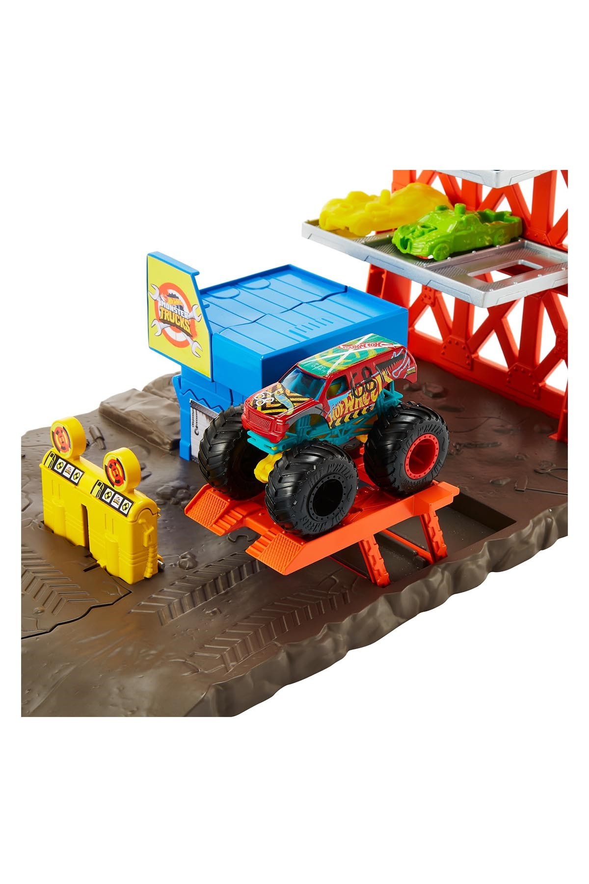 Hot Wheels Monster Trucks Patlama İstasyonu Oyun Seti