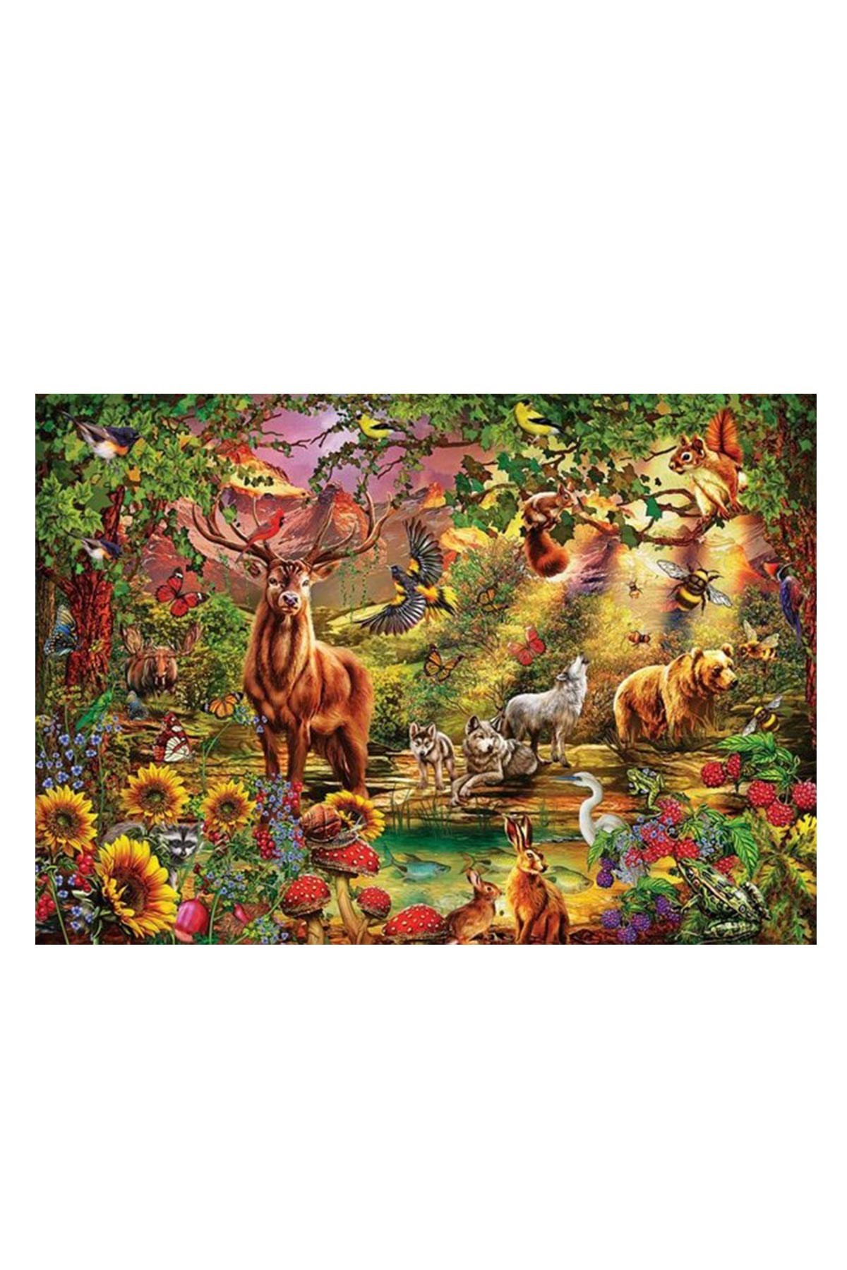 Art Puzzle 1000 Parça Büyülü Orman 68x48