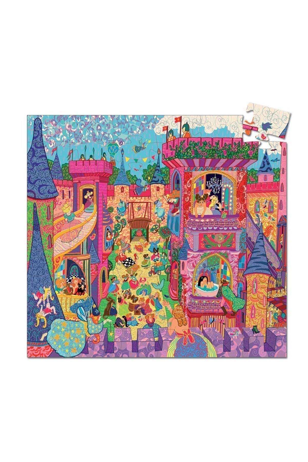 Djeco Dekoratif Puzzle 54 Parça/The Fairy Castle