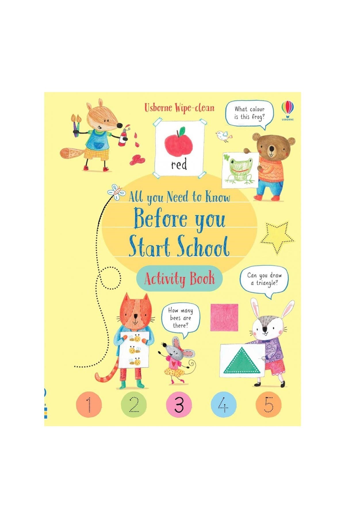 The Usborne Wipe-Clean All You Need to Know Before You Start School Activity Book