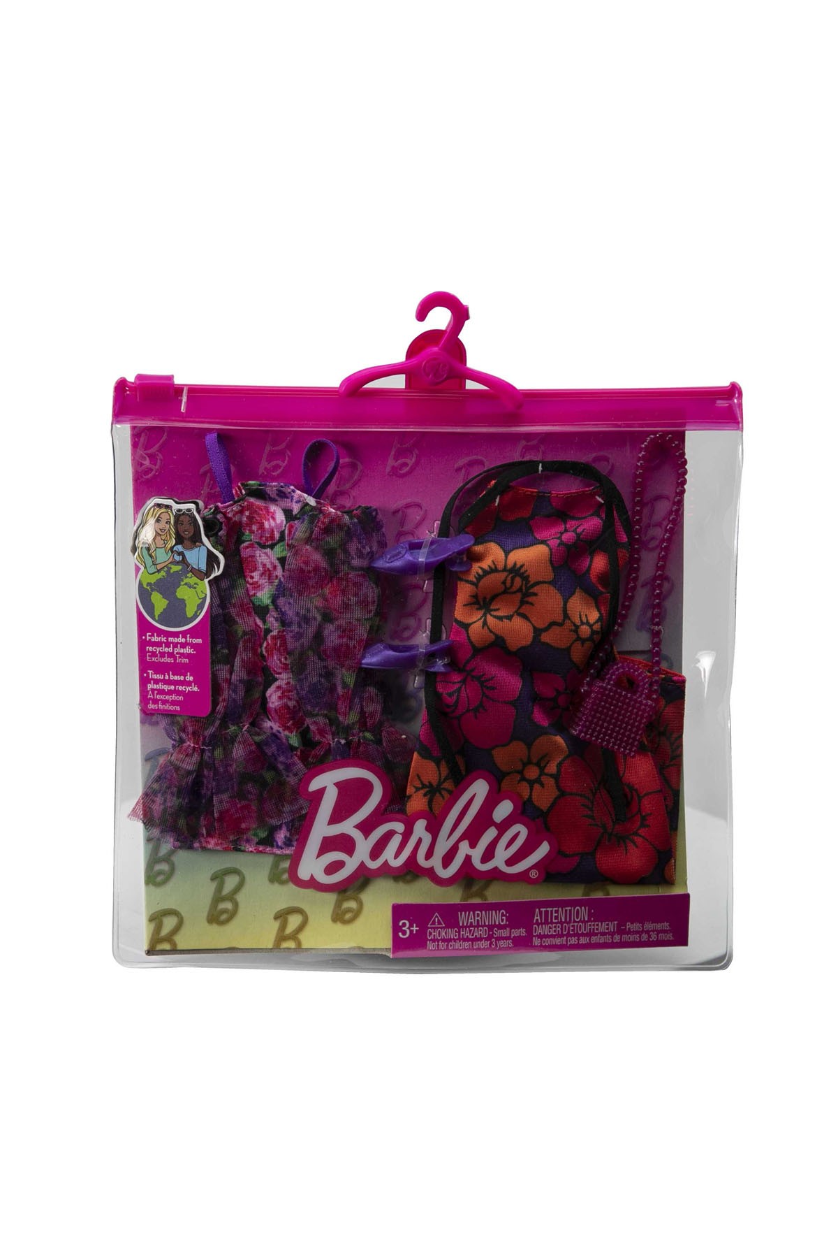 Barbie'nin Kıyafet Koleksiyonu 2'li Paketler HJT35
