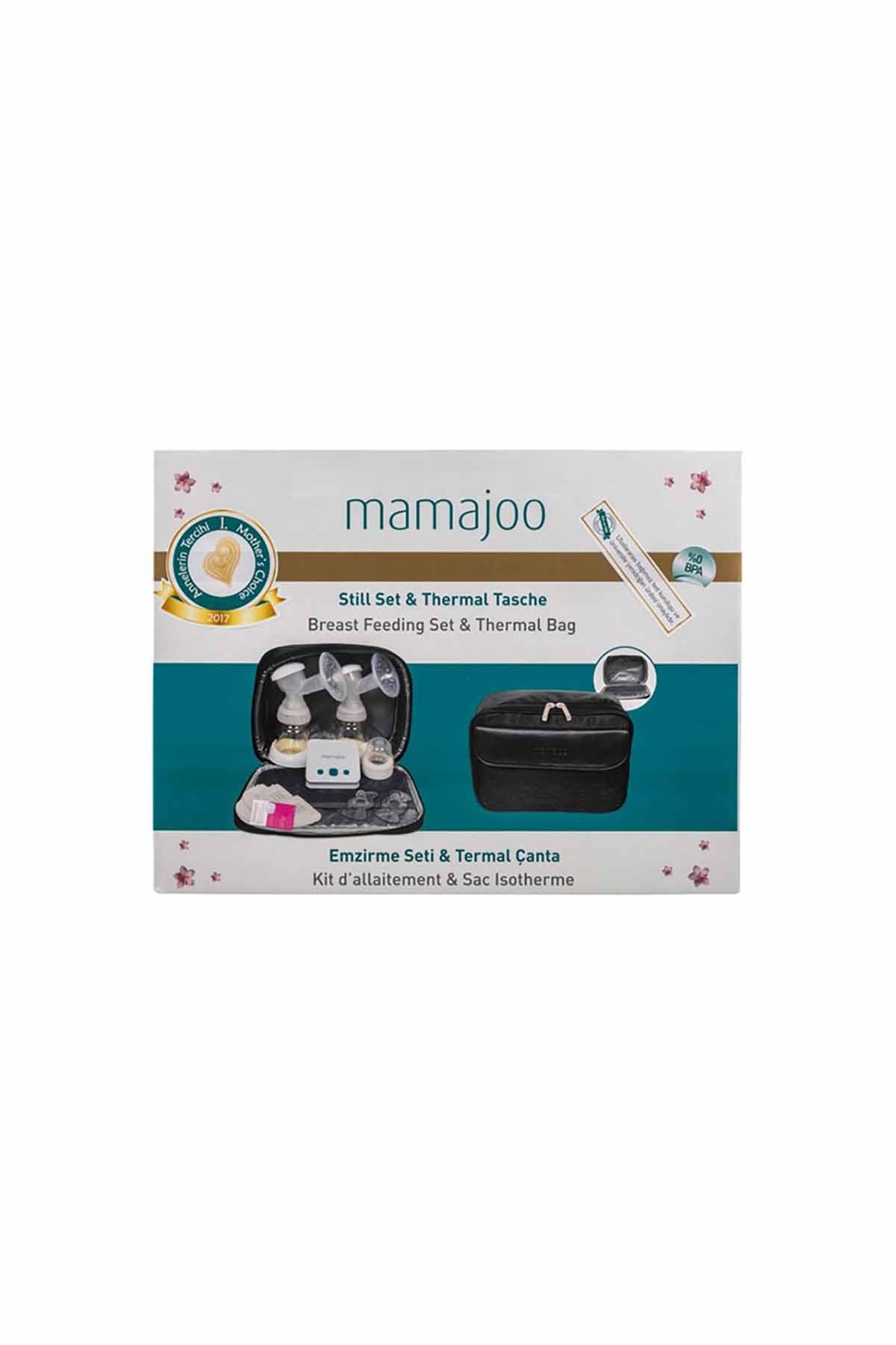 Mamajoo Elektronik USB Çiftli Göğüs Pompası & Emzirme Seti