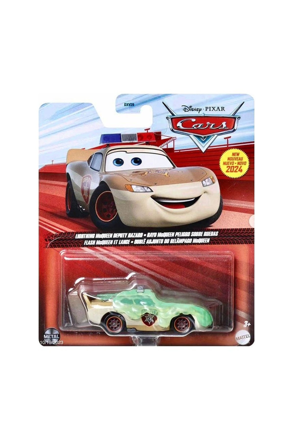 Cars Tekli Karakter Araçlar - Lightning McQueen Deputy Hazard HTX87