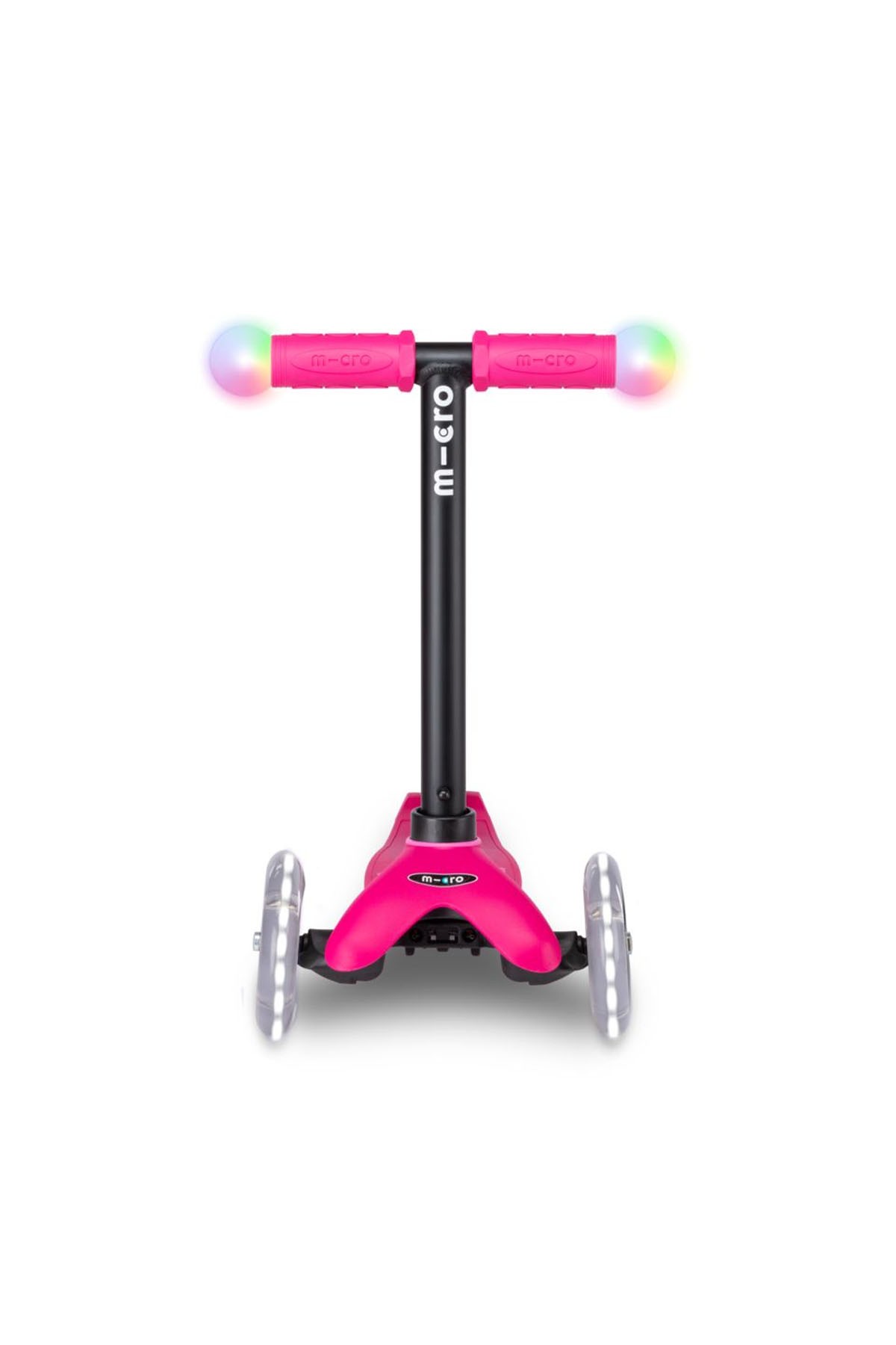 Micro Mini2Grow Deluxe Magic LED 3 Tekerlekli Scooter Pink