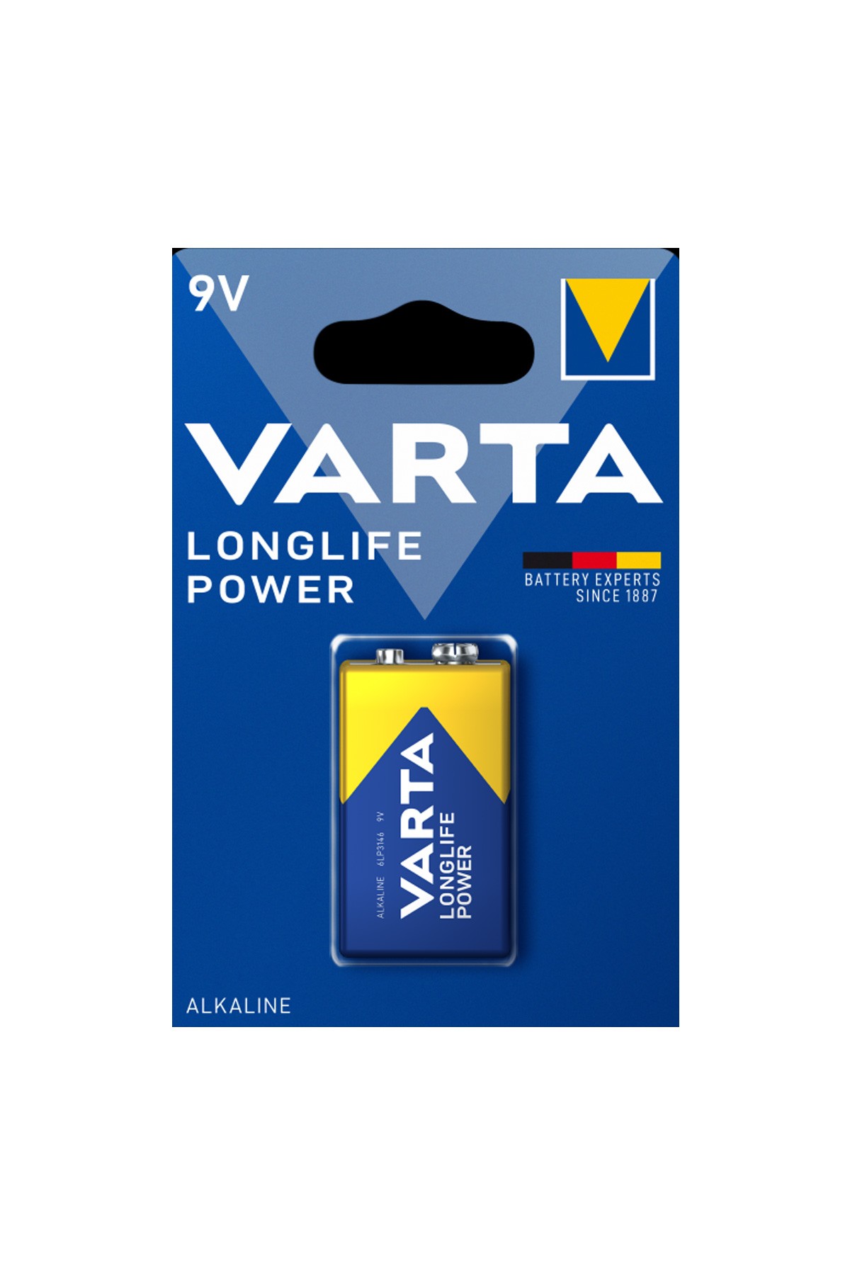 Varta High Energy Powerful Alkalin 9V Pil E