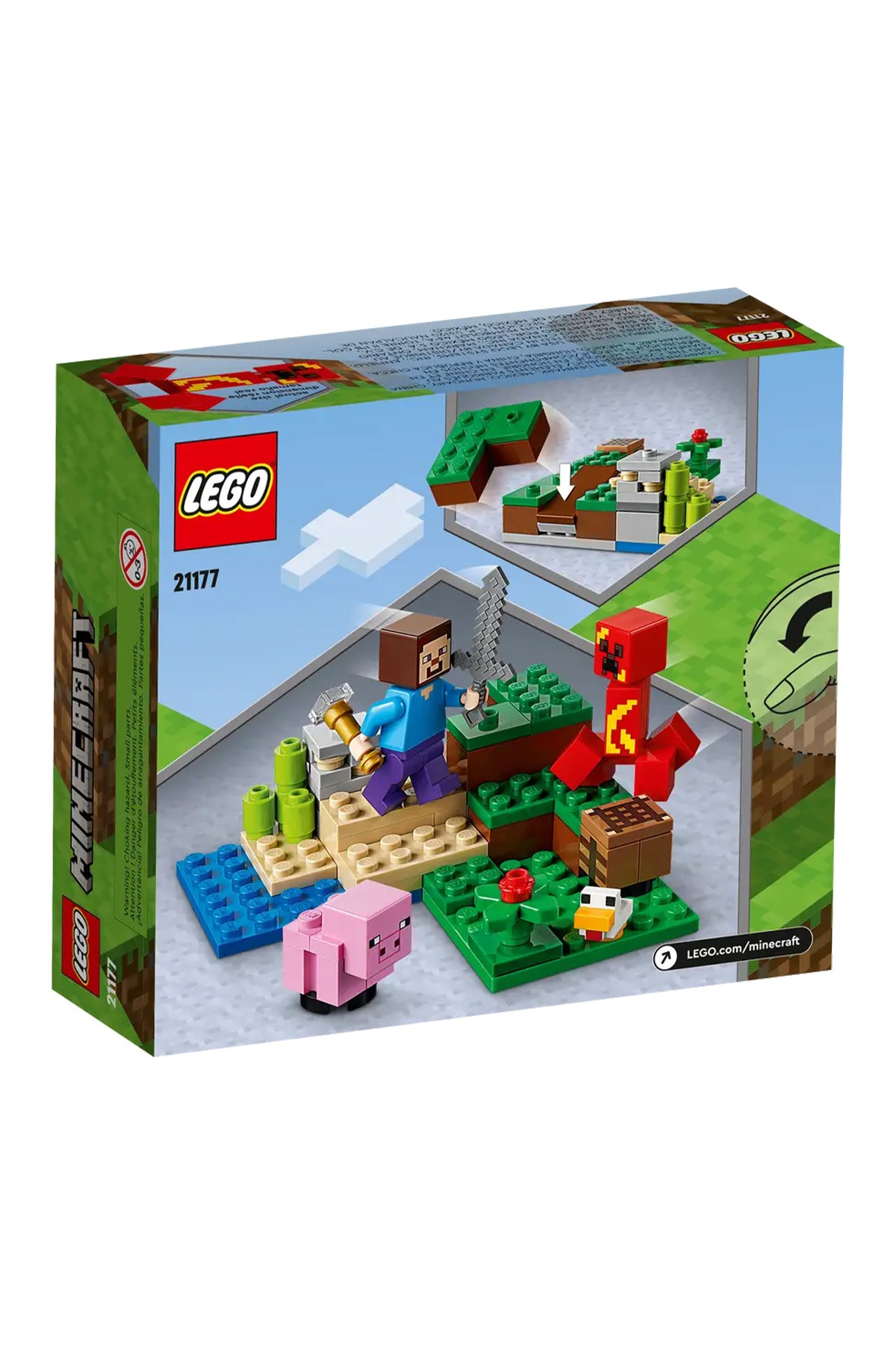 Lego Minecraft Creeper Pususu 21177